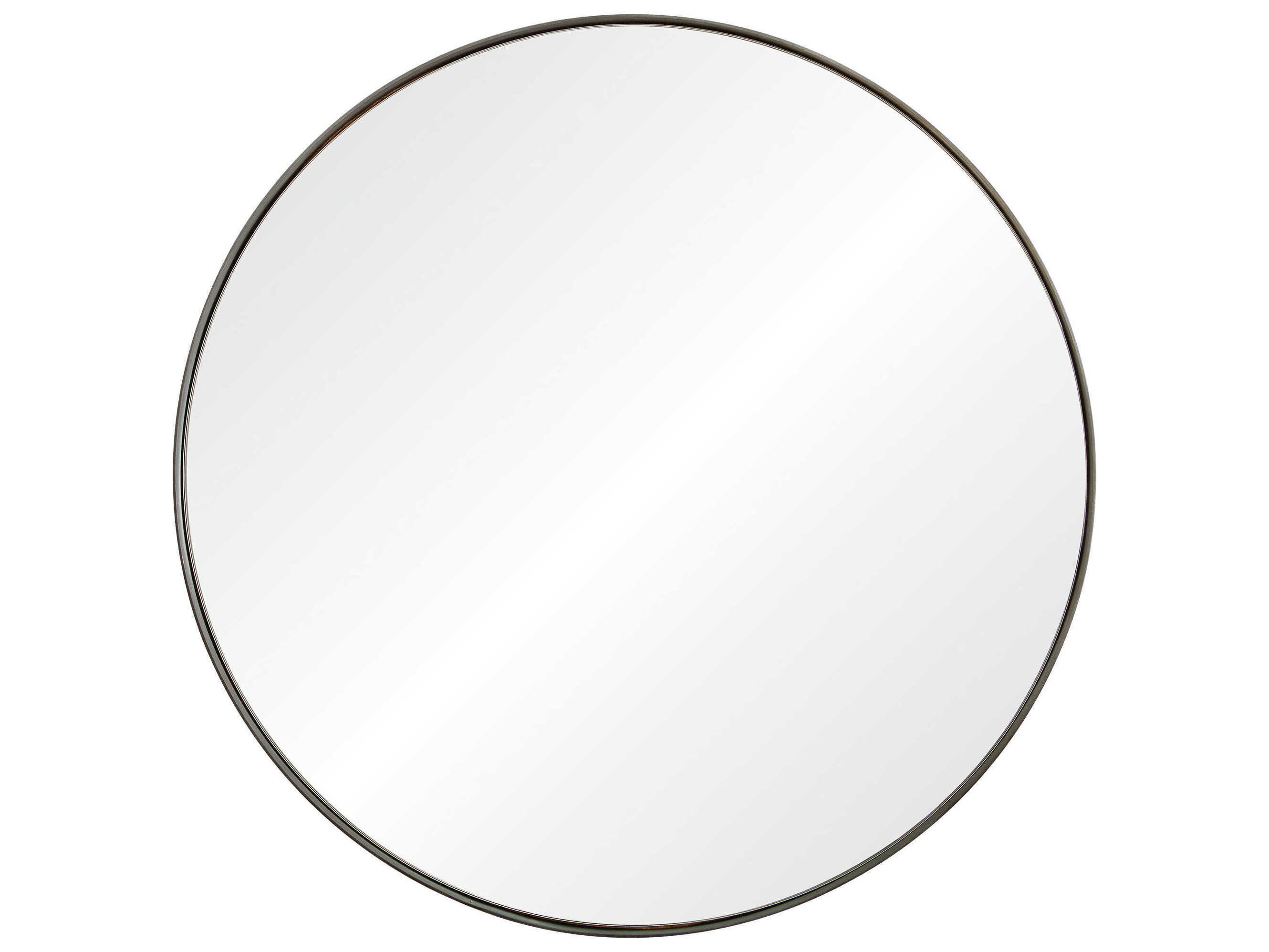 Renwil Lester Silver Round Wall Mirror
