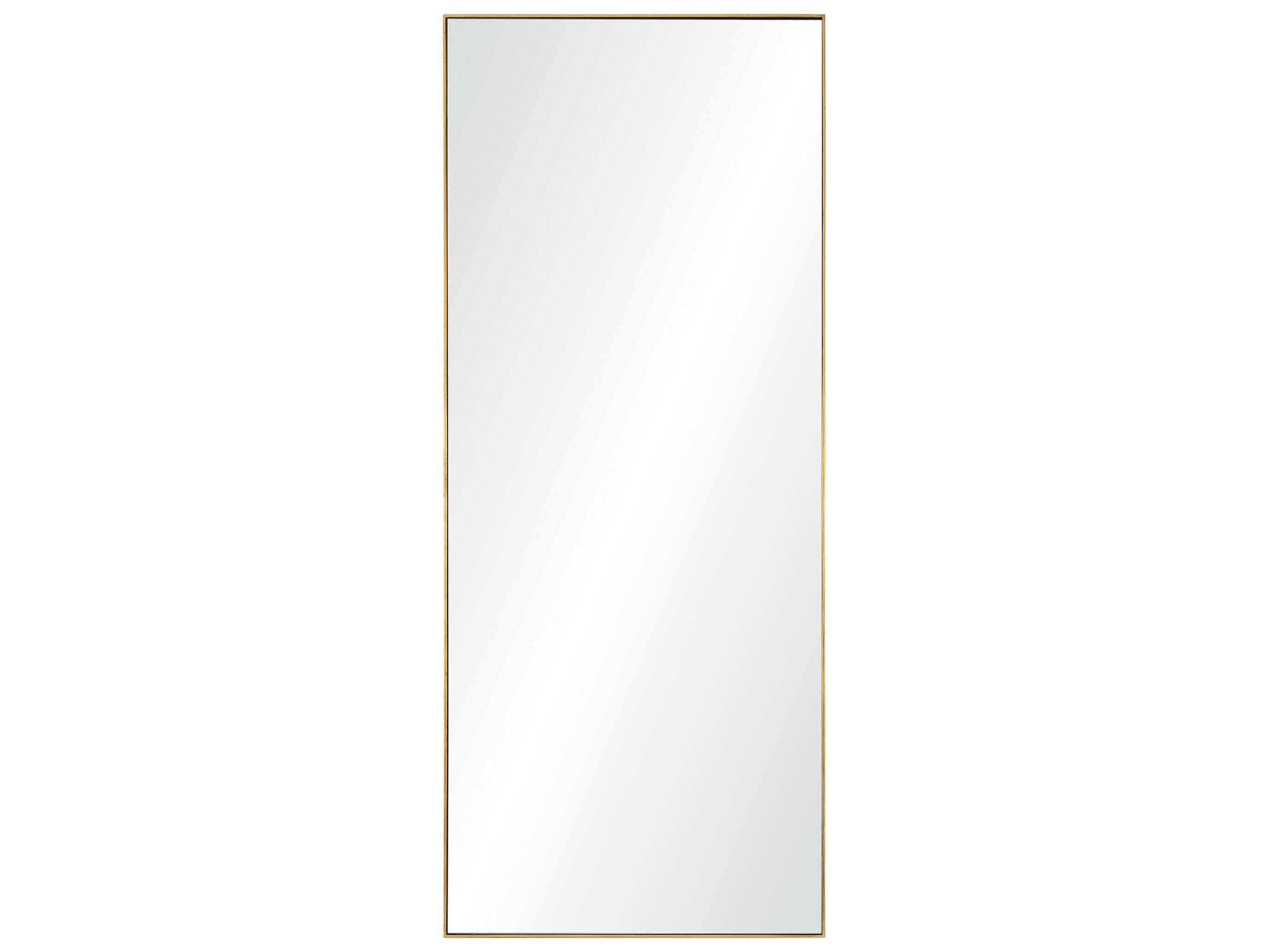 Renwil Crosland Gold Leaf Rectangular Floor Mirror