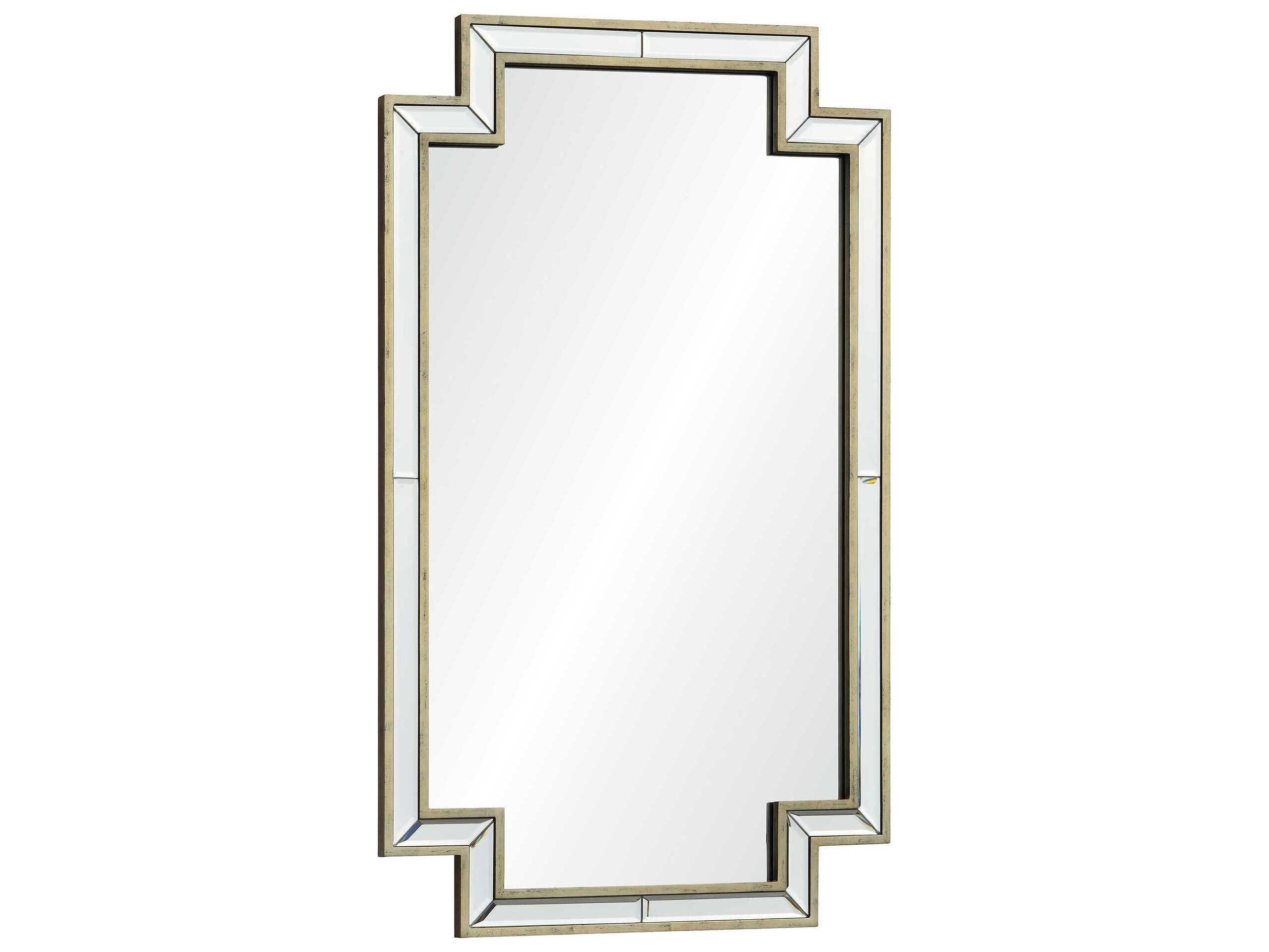 Renwil Raton Champagne Silver Rectangular Wall Mirror