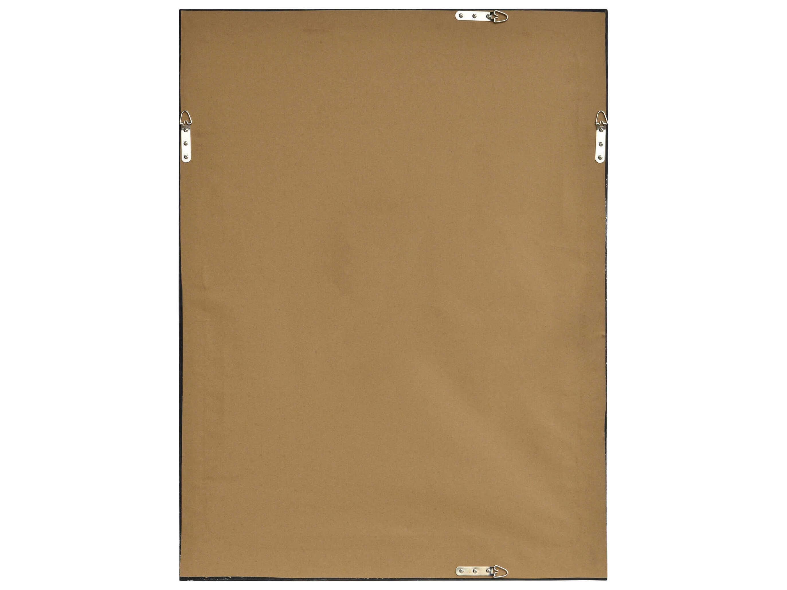 Renwil Hawkwell Sliver Leaf Rectangular Wall Mirror