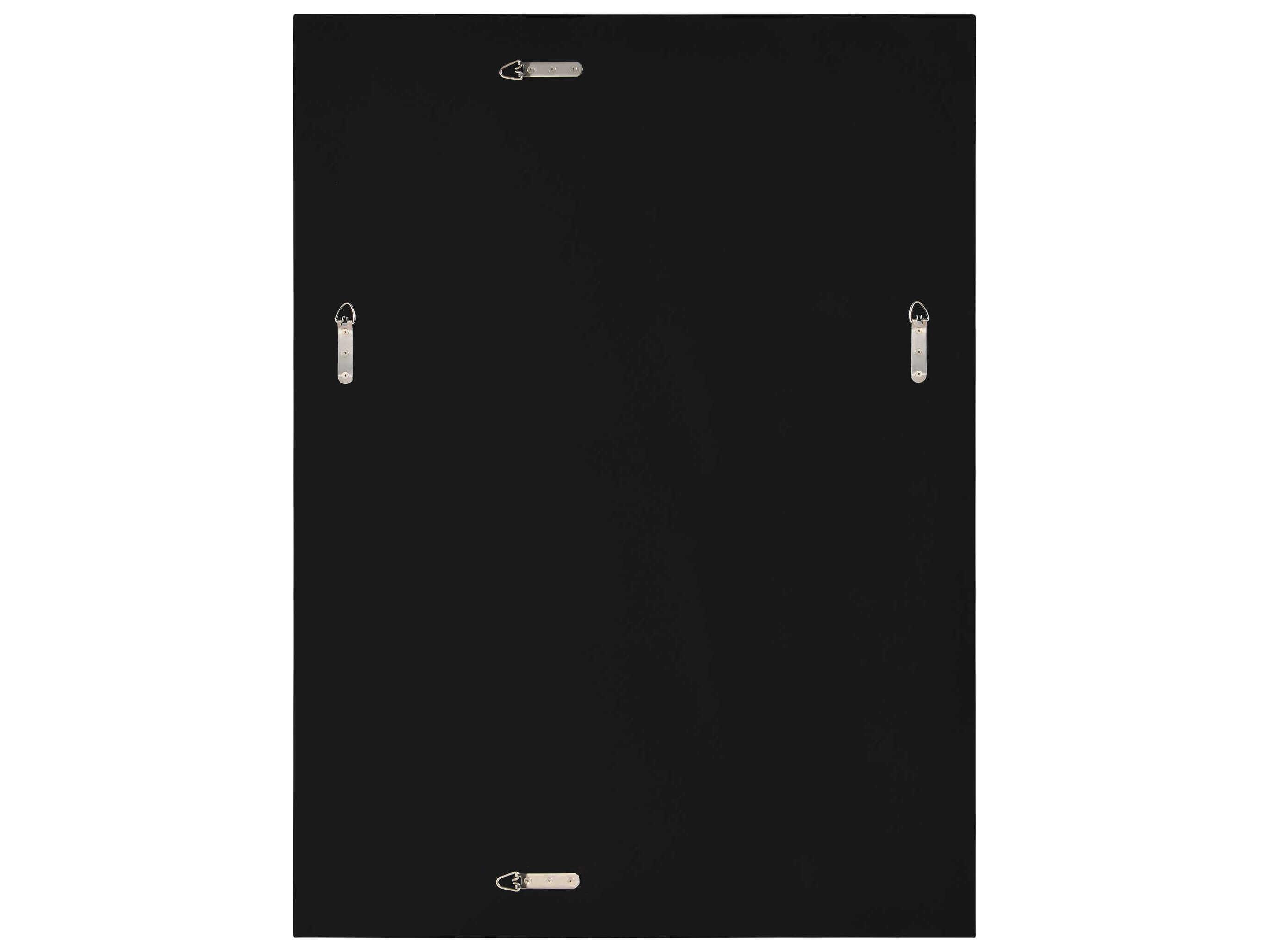 Renwil Raizel Matte Black Rectangular Wall Mirror