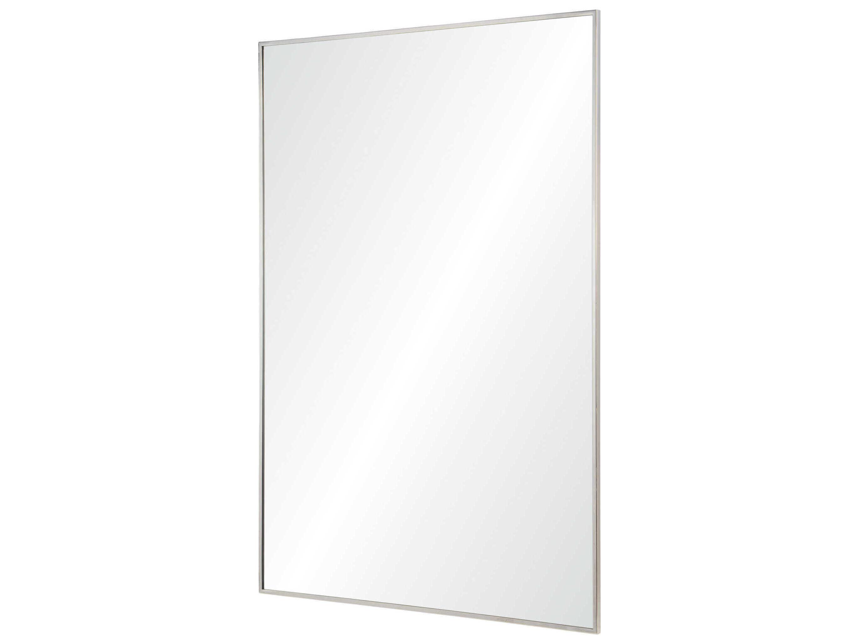 Renwil Carmelle Grey Rectangular Wall Mirror