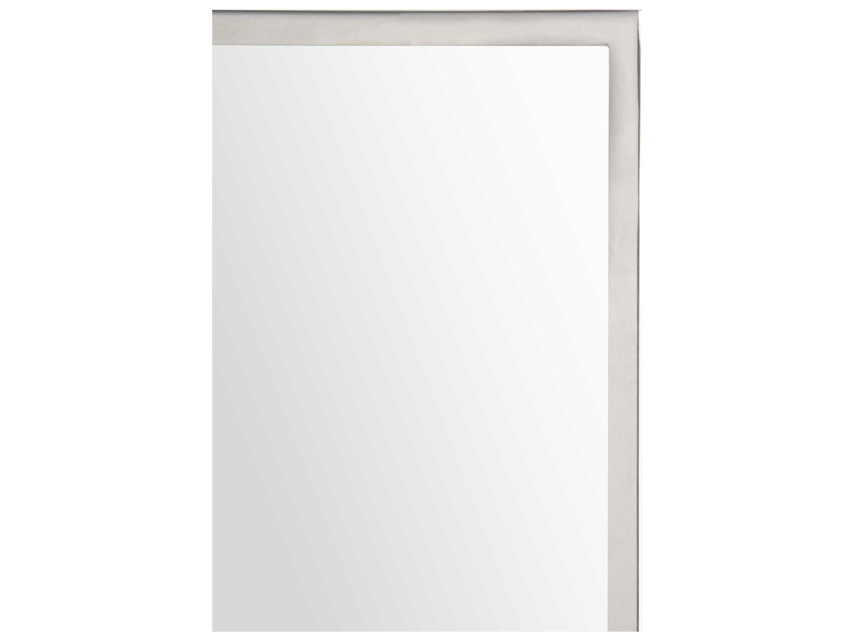 Renwil Carmelle Grey Rectangular Wall Mirror