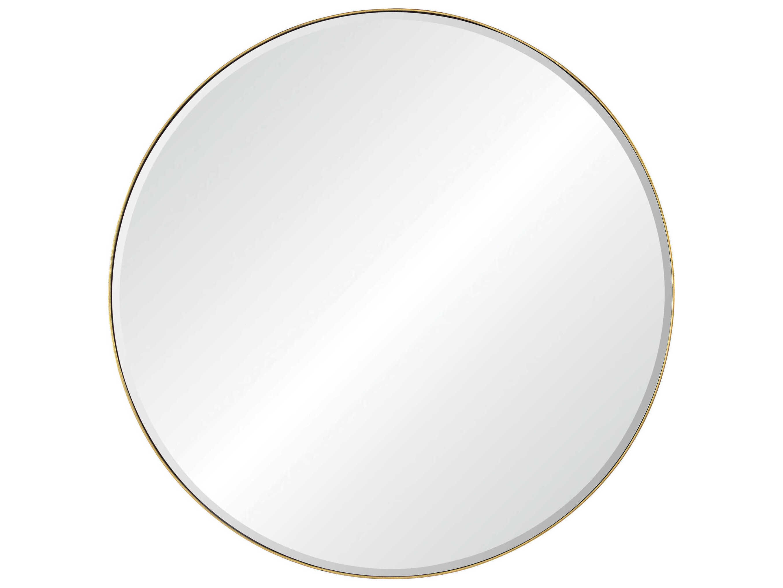 Renwil Thallo Gold Leaf Round Wall Mirror