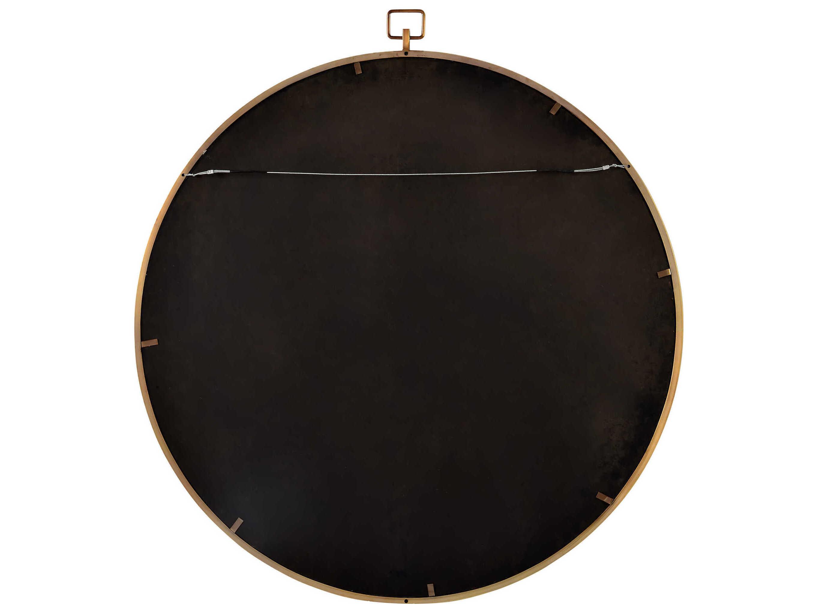 Renwil Azam Bronze Round Wall Mirror