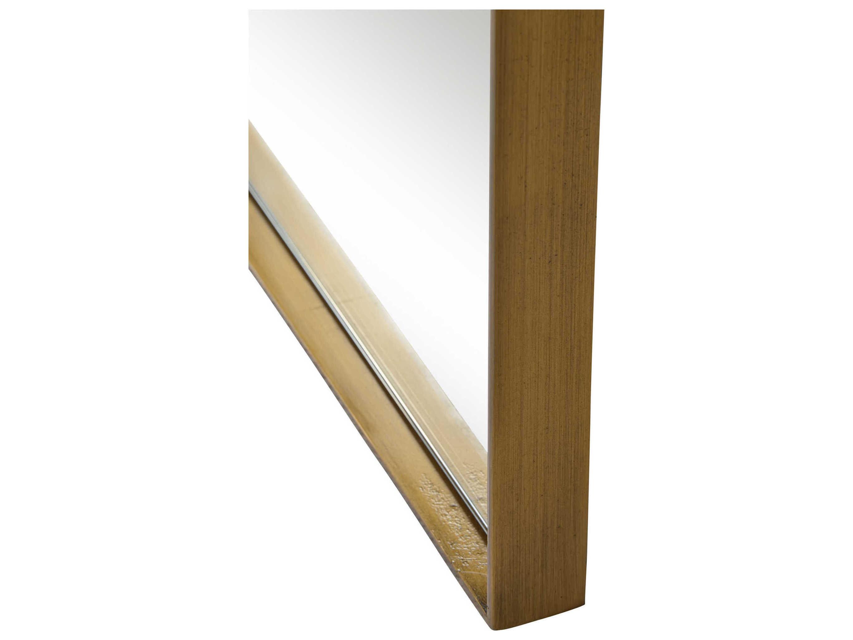 Renwil Northern Antique Brass Rectangular Wall Mirror