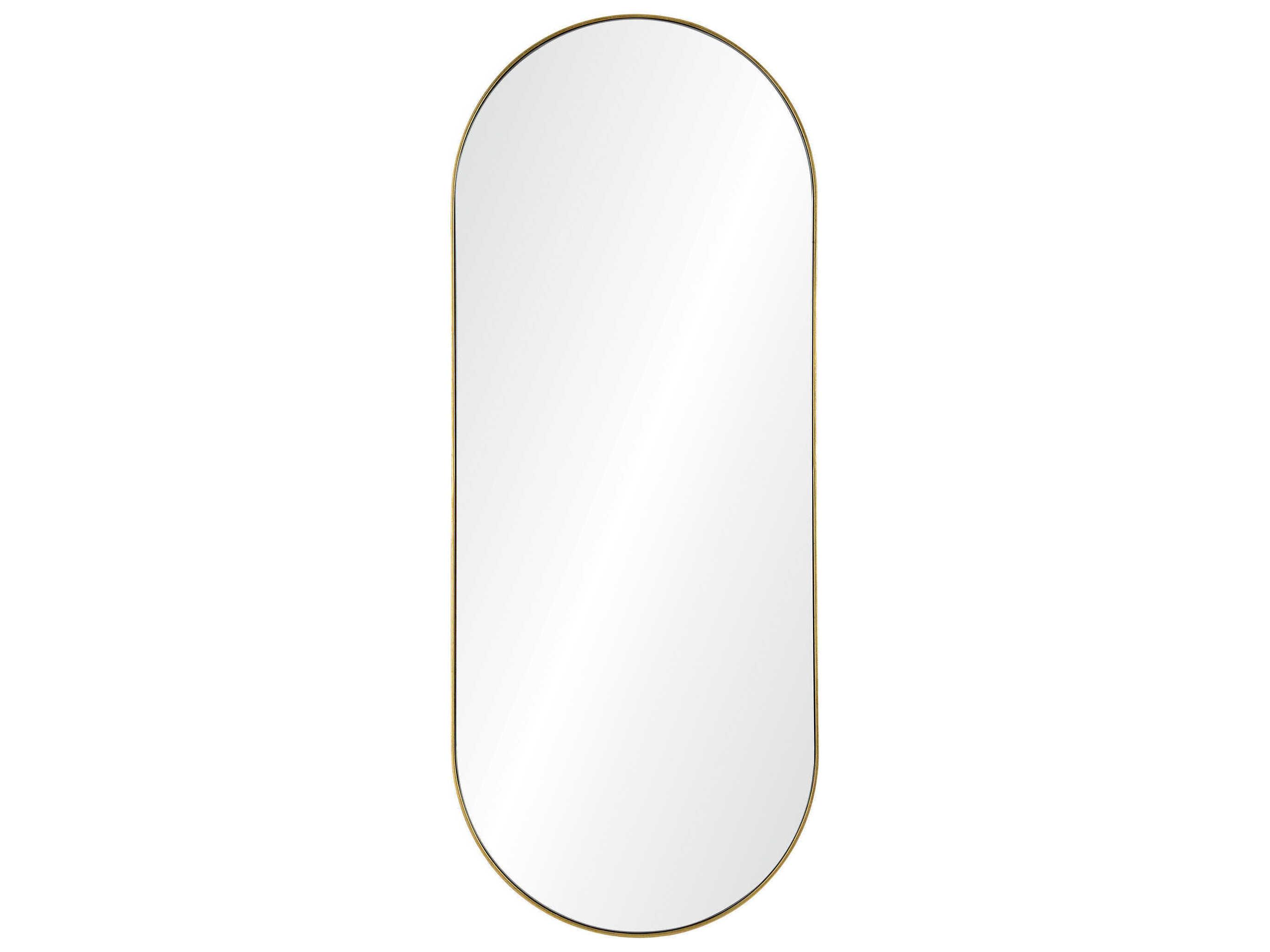 Renwil Marius Gold Leaf Oval Wall Mirror