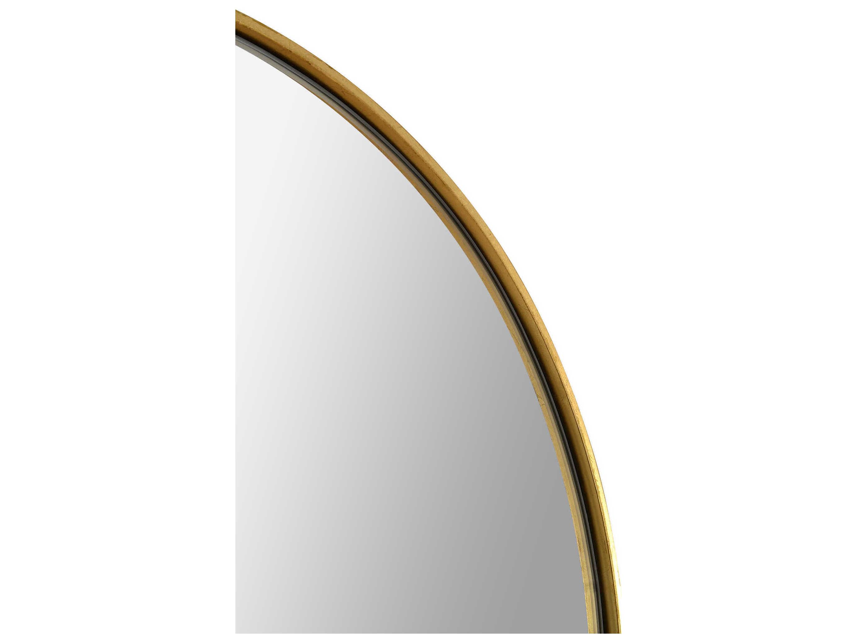 Renwil Marius Gold Leaf Oval Wall Mirror