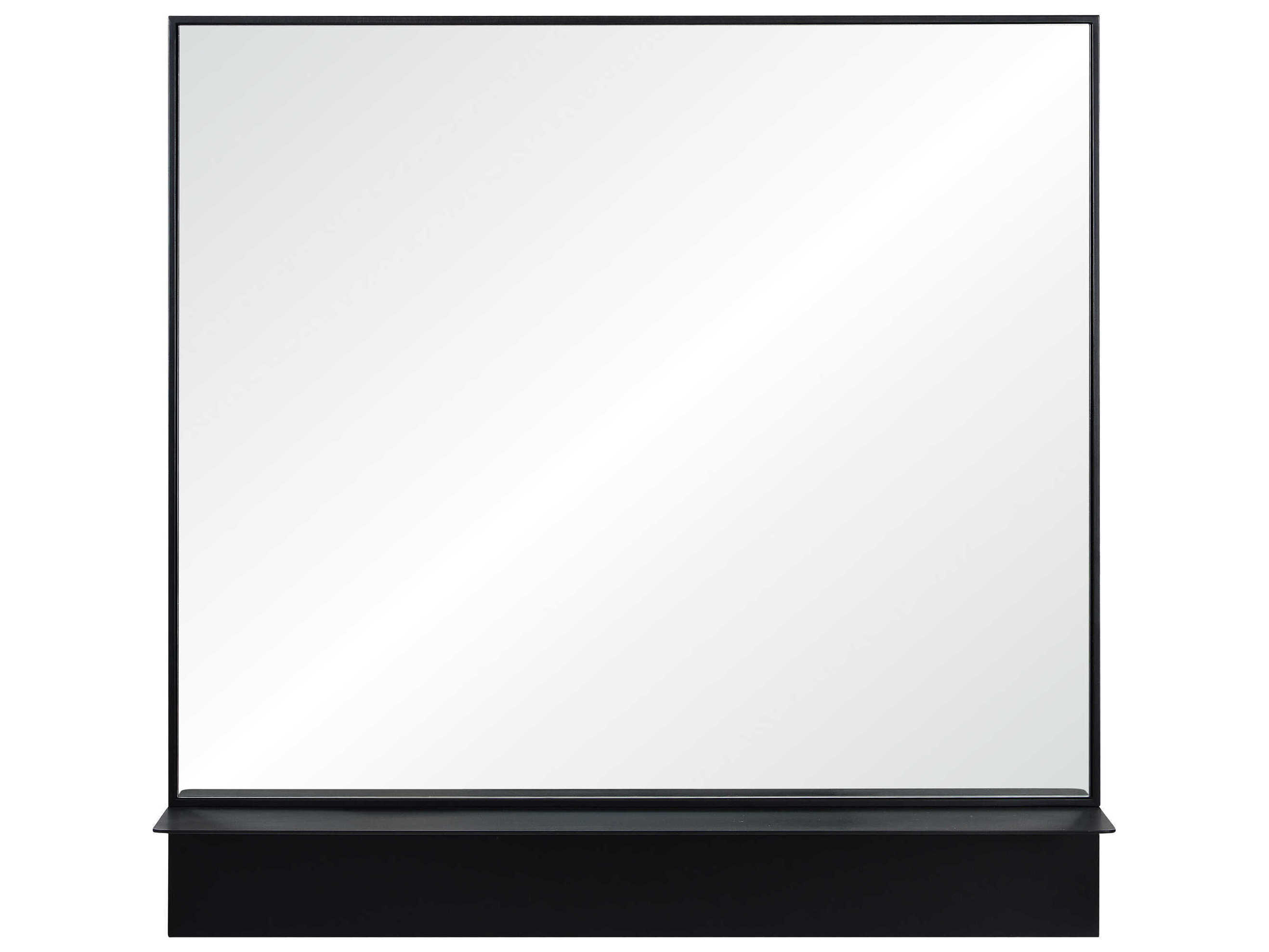 Renwil Otavi Black Square Wall Mirror