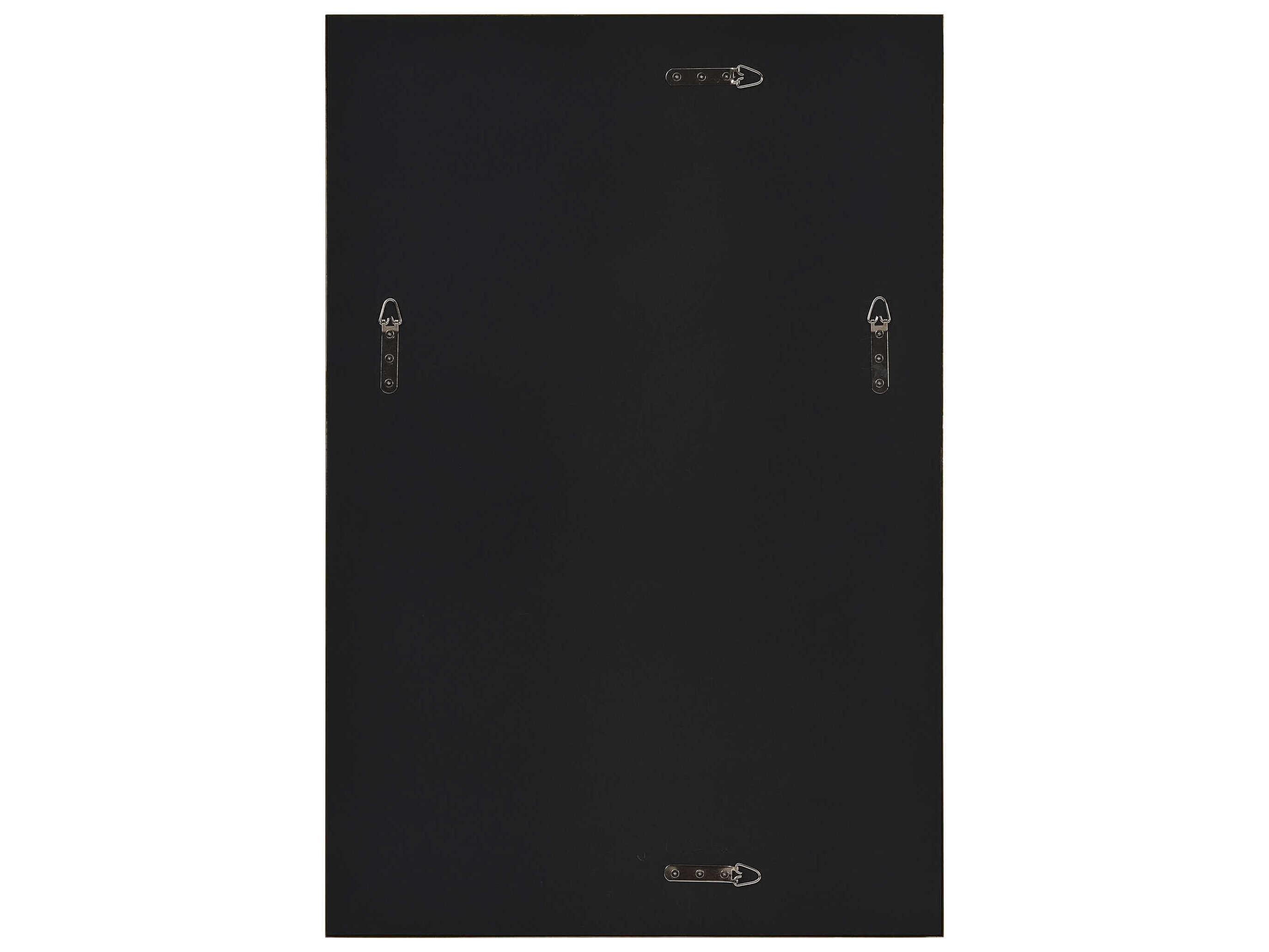 Renwil Raydon Satin Brass Rectangular Wall Mirror