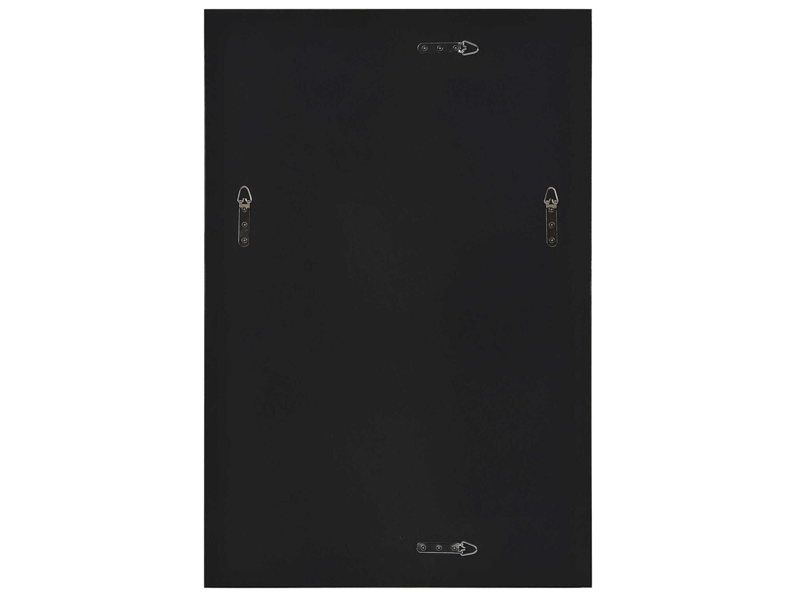 Renwil Roderick Satin Nickel Rectangular Wall Mirror