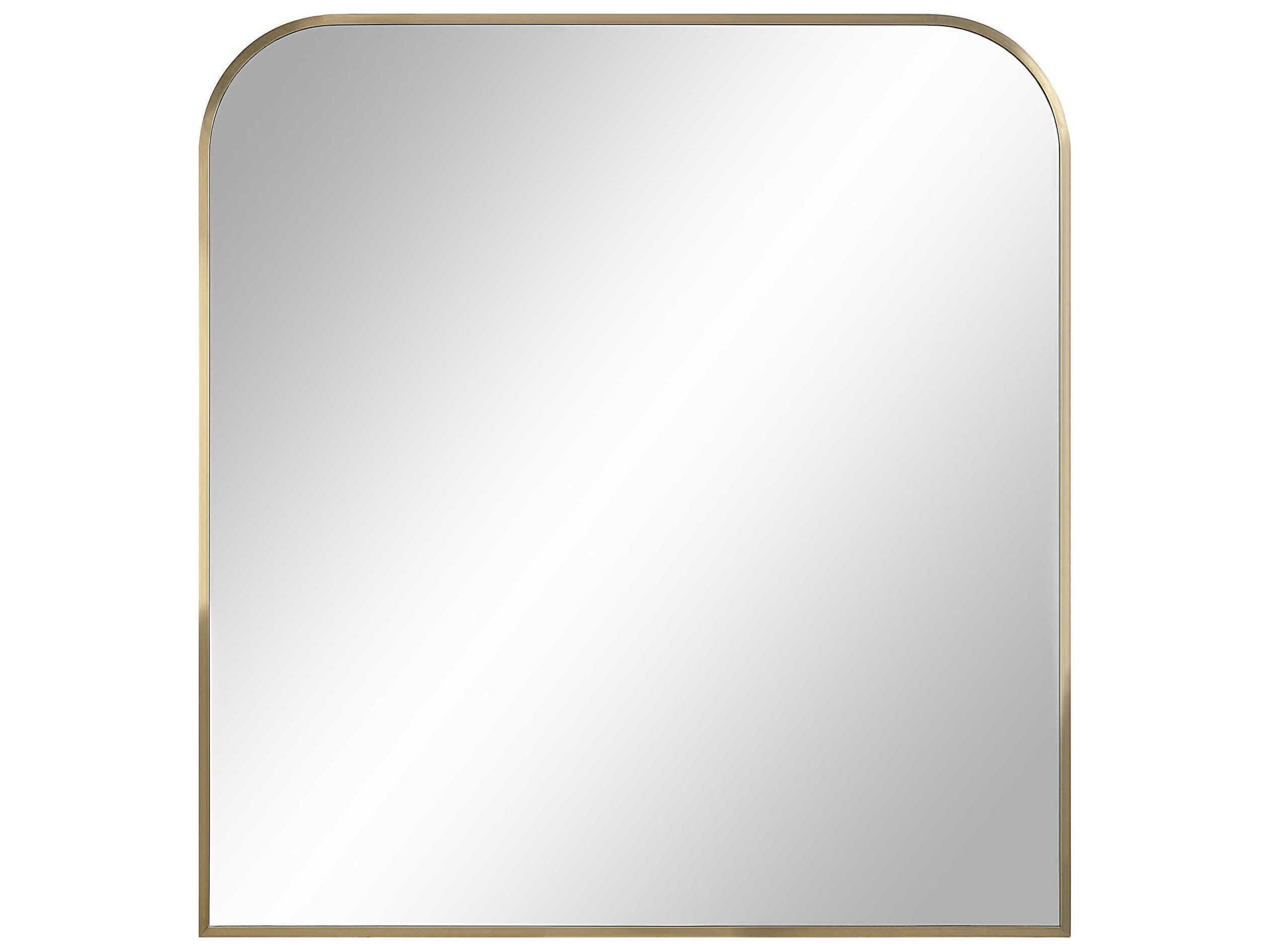 Renwil Joan Antique Brushed Brass Wall Mirror