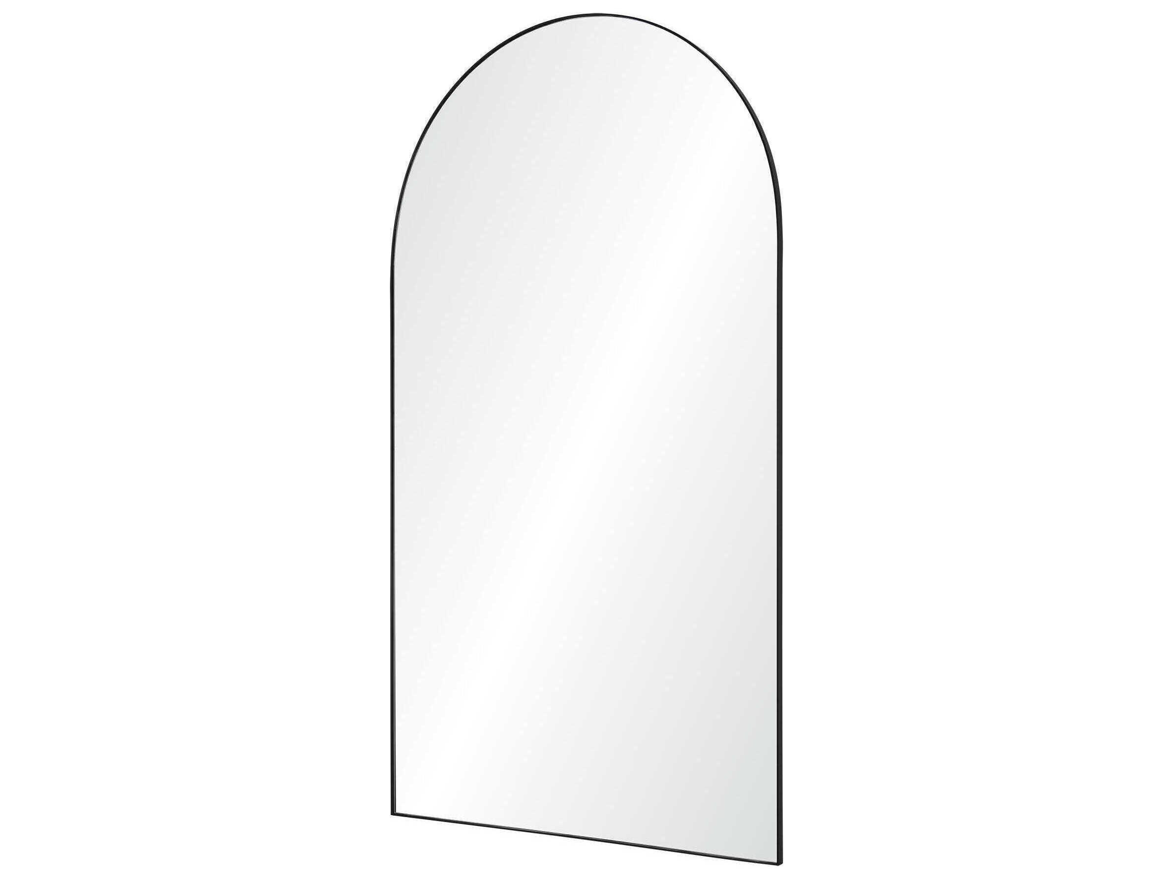 Renwil Farida Matte Black Wall Mirror
