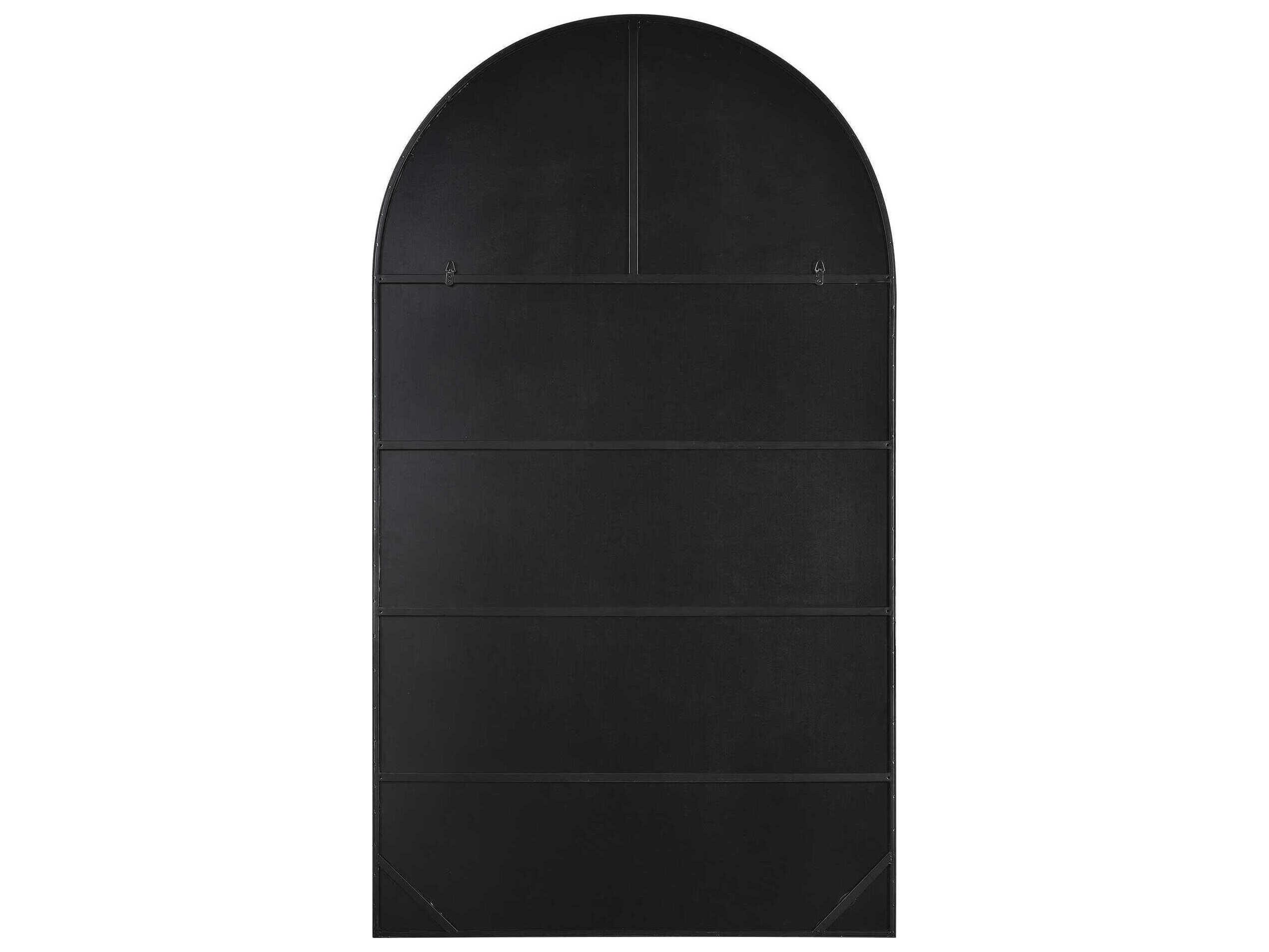 Renwil Farida Matte Black Wall Mirror