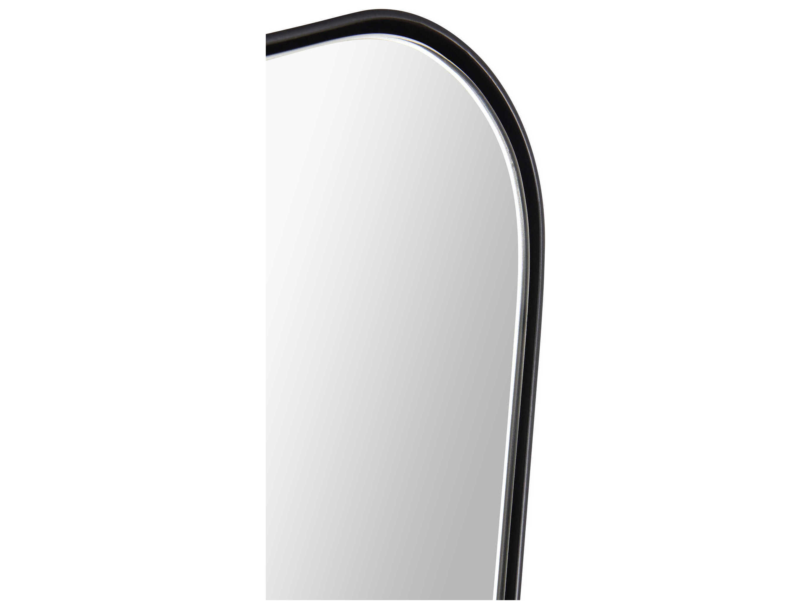 Renwil Nashua Matte Black Wall Mirror