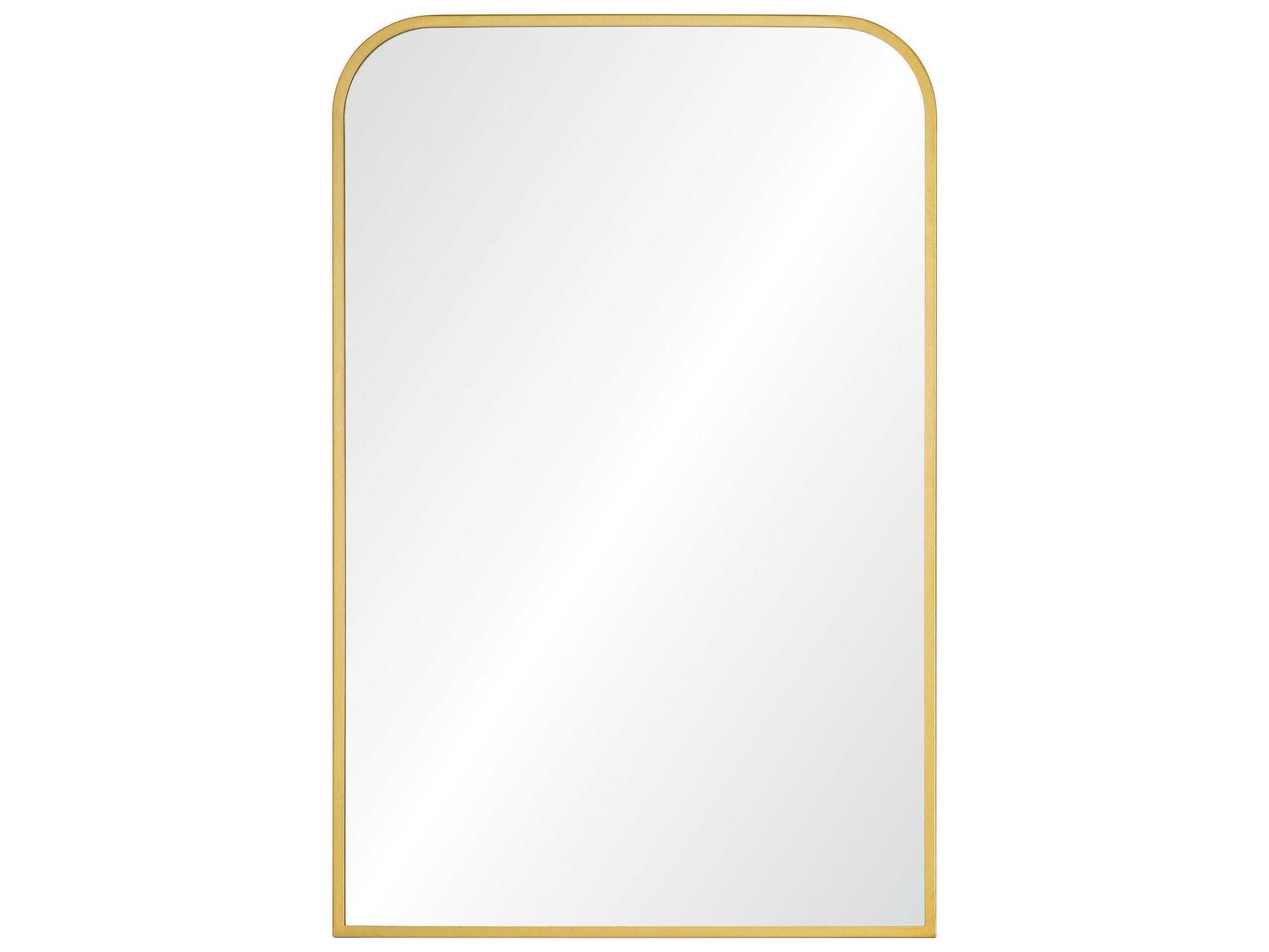 Renwil Merrimack Gold Rectangular Wall Mirror