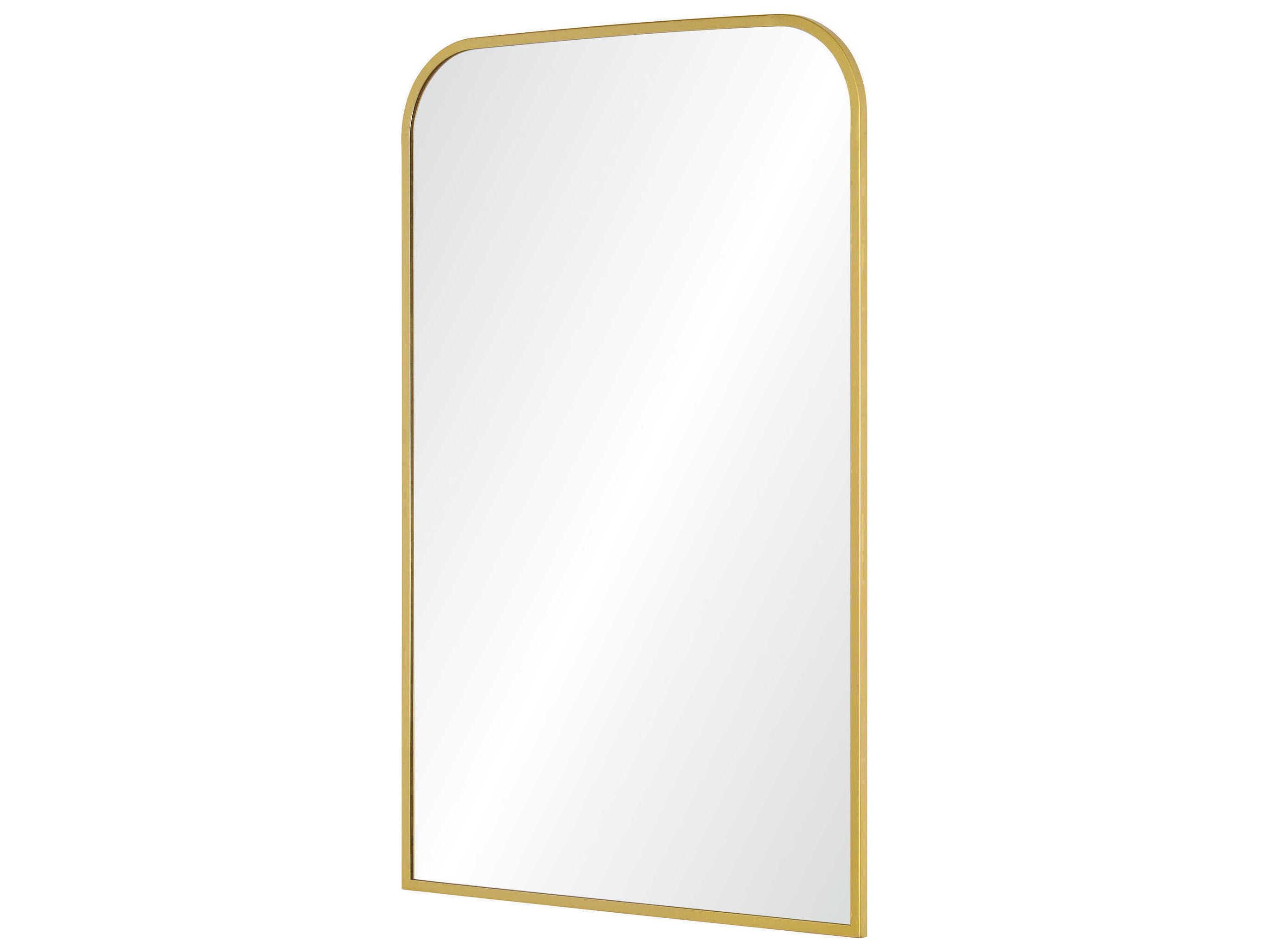 Renwil Merrimack Gold Rectangular Wall Mirror