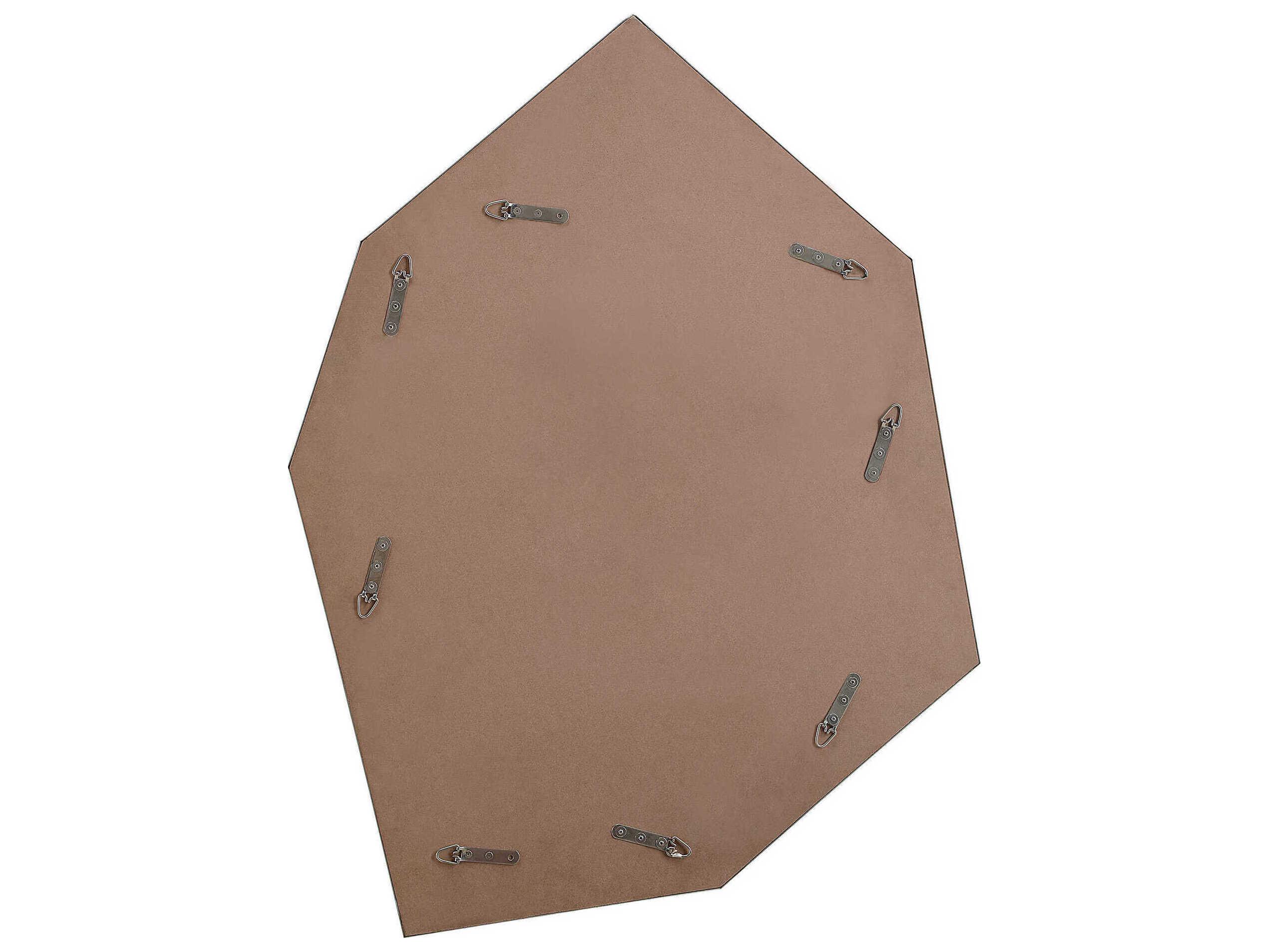 Renwil Devika Satin Brass Irregular Wall Mirror