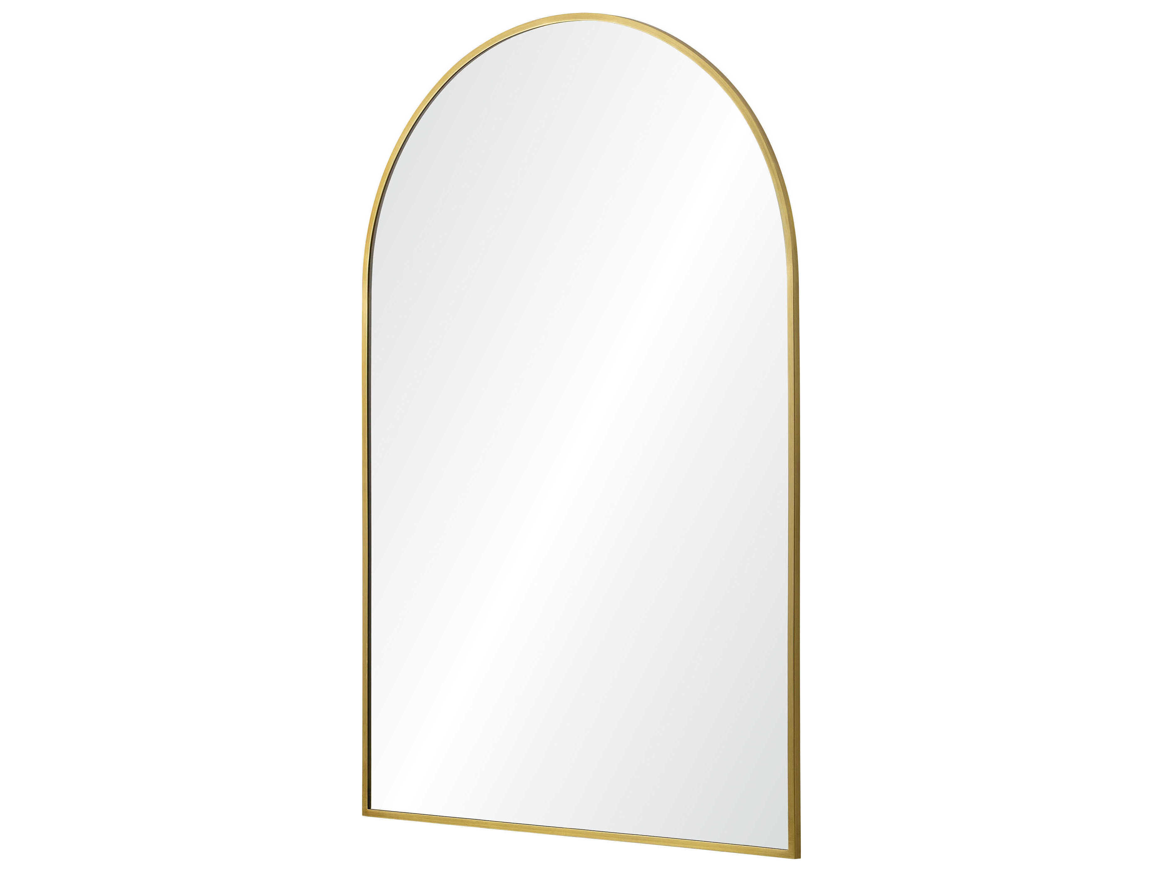 Renwil Durness Satin Brass Arch Wall Mirror