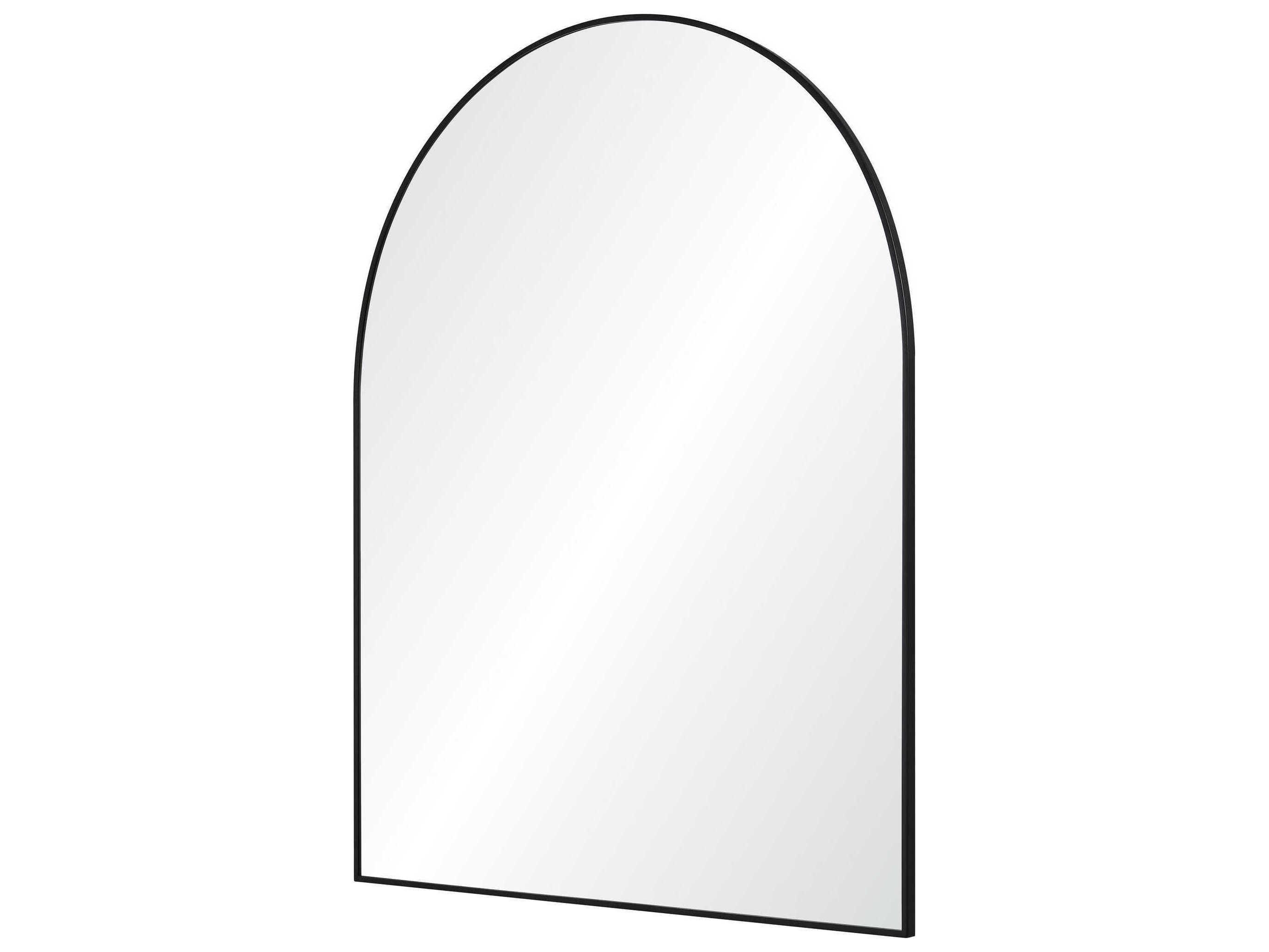 Renwil Lamia Matte Black Arch Wall Mirror