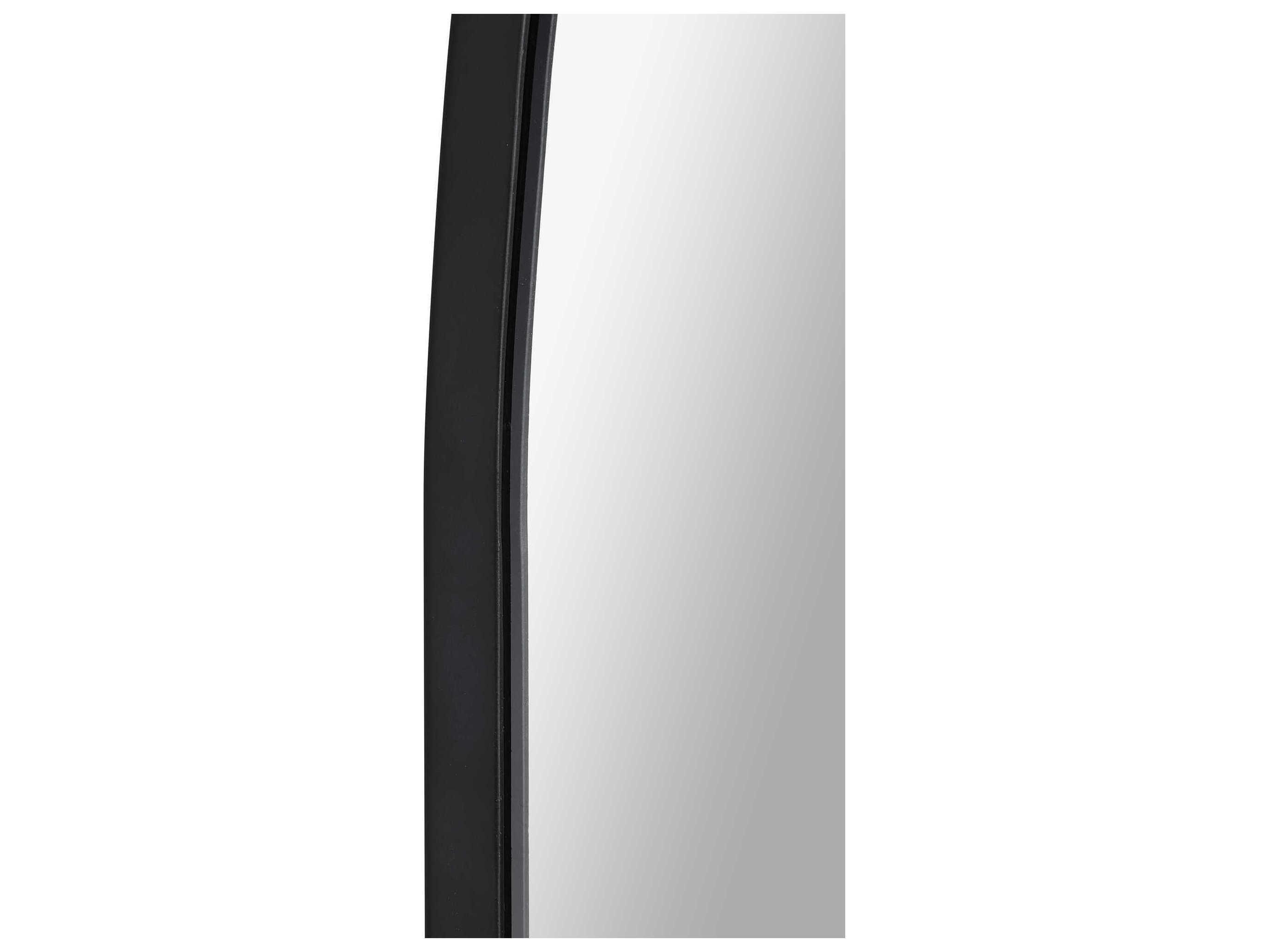 Renwil Lamia Matte Black Arch Wall Mirror