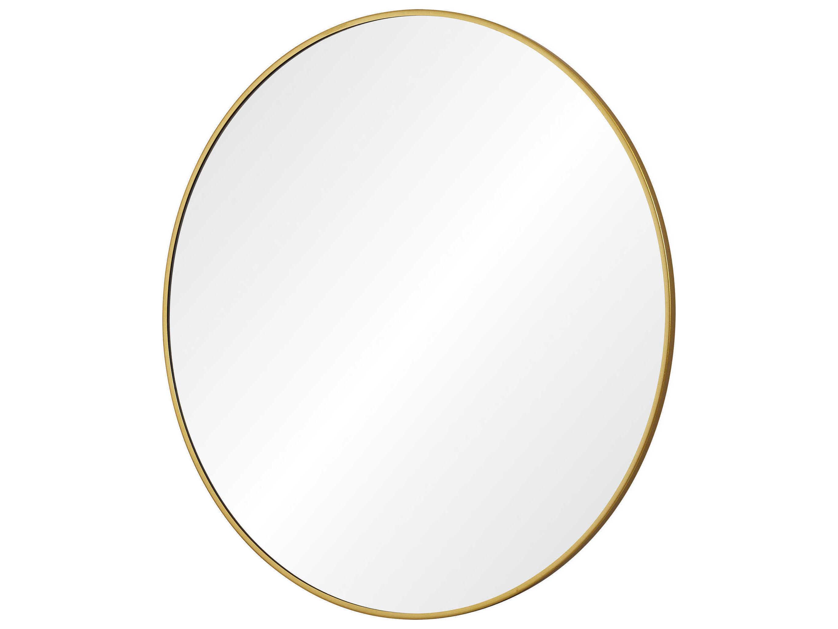 Renwil Alegre Gold Round Wall Mirror