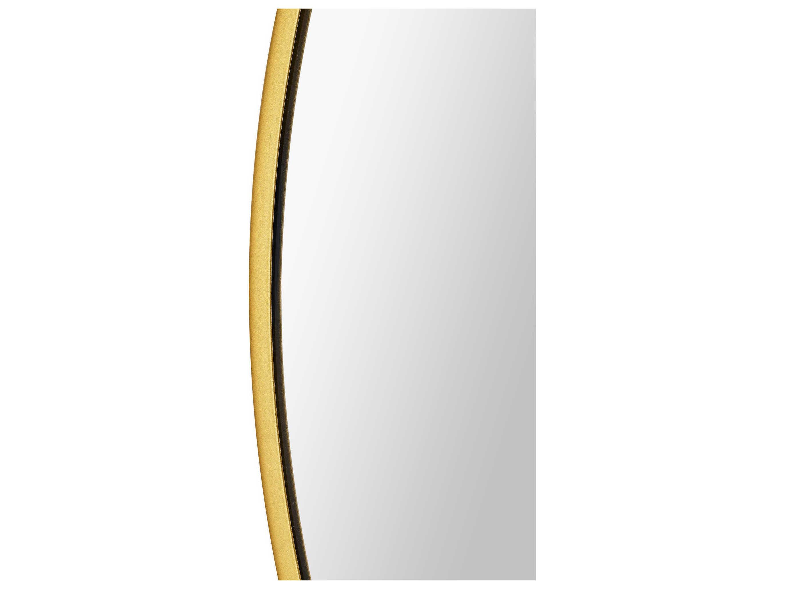Renwil Alegre Gold Round Wall Mirror
