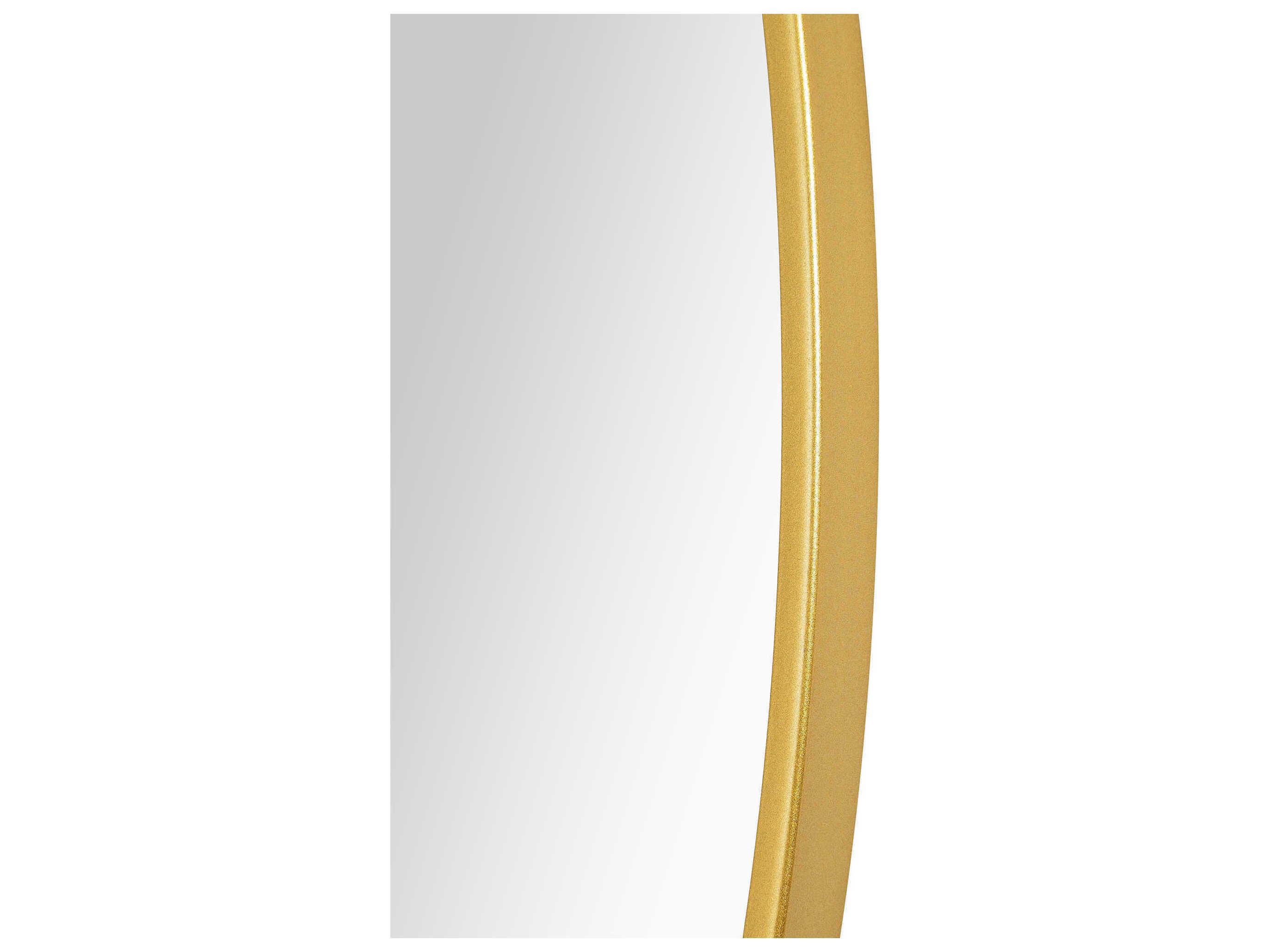 Renwil Alegre Gold Round Wall Mirror