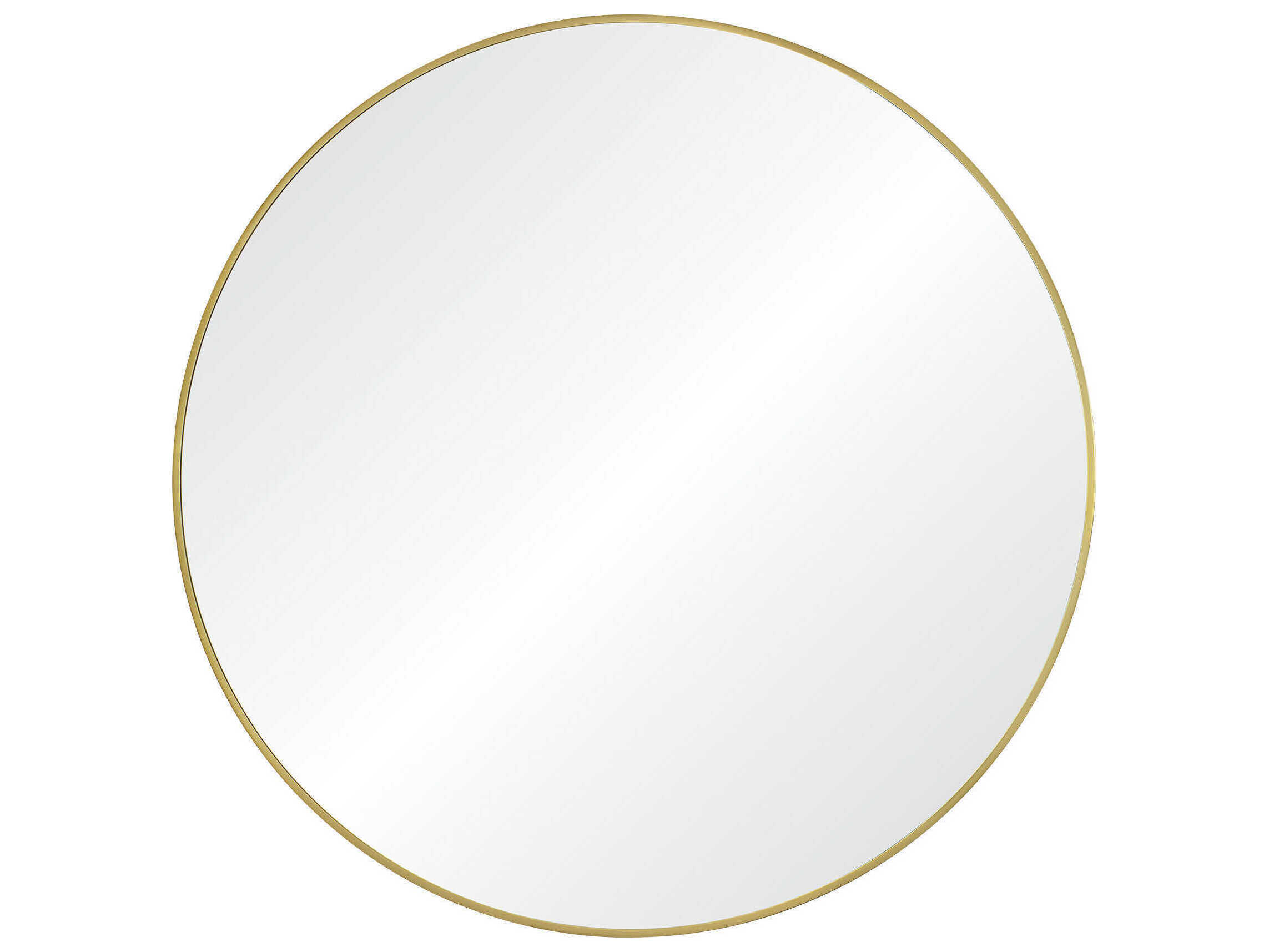 Renwil Grady Satin Brass Round Wall Mirror