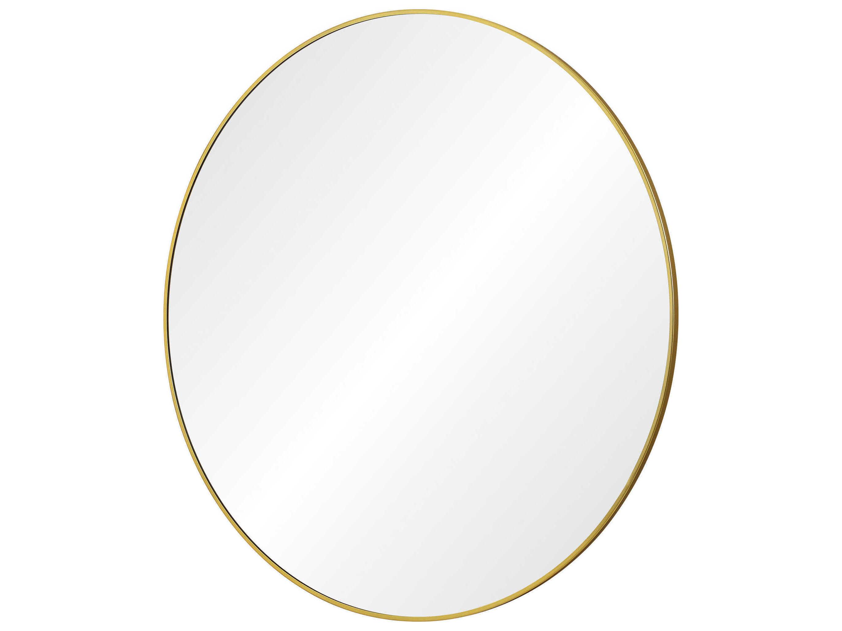 Renwil Fragoso Gold Round Wall Mirror