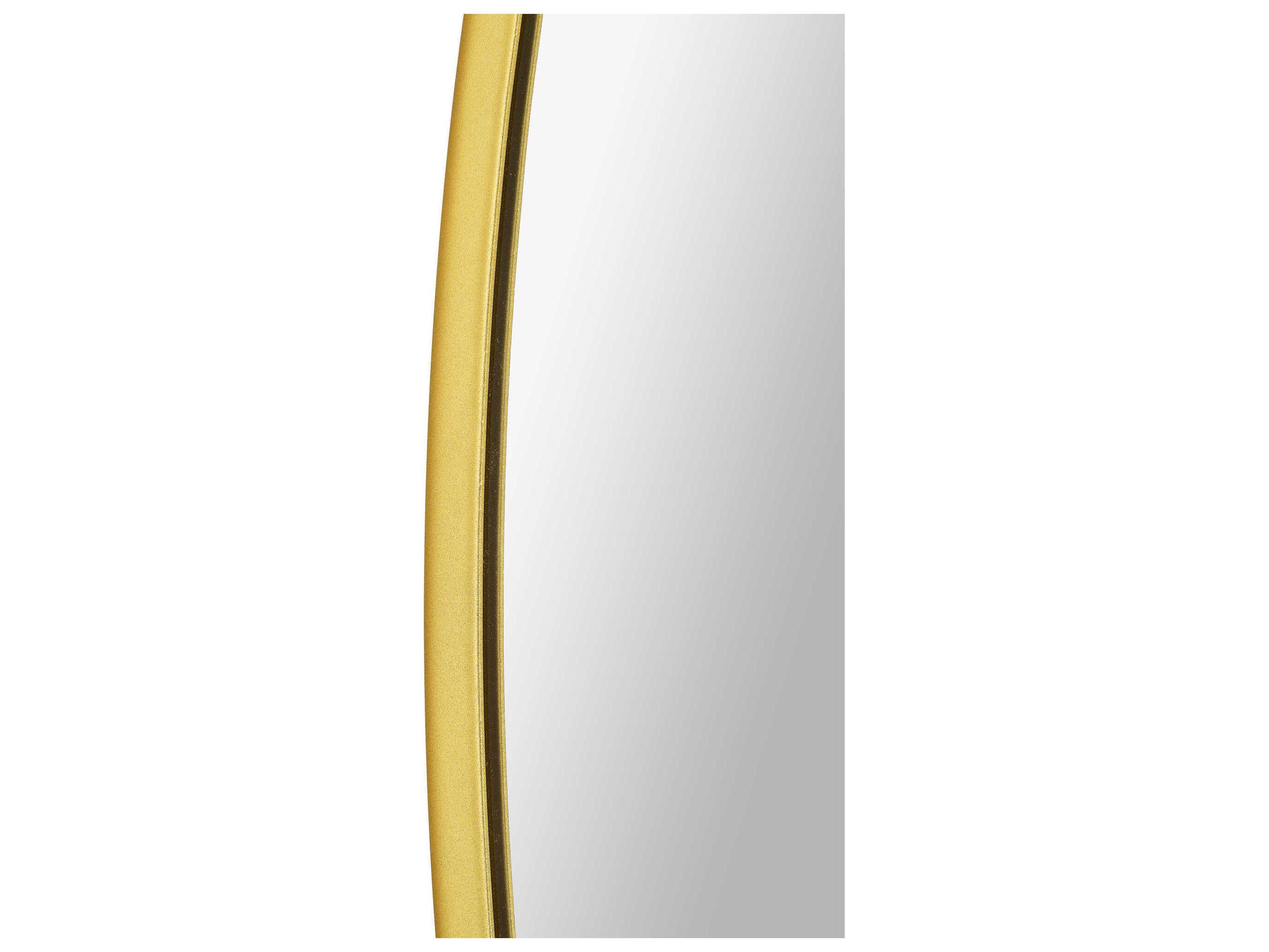 Renwil Fragoso Gold Round Wall Mirror