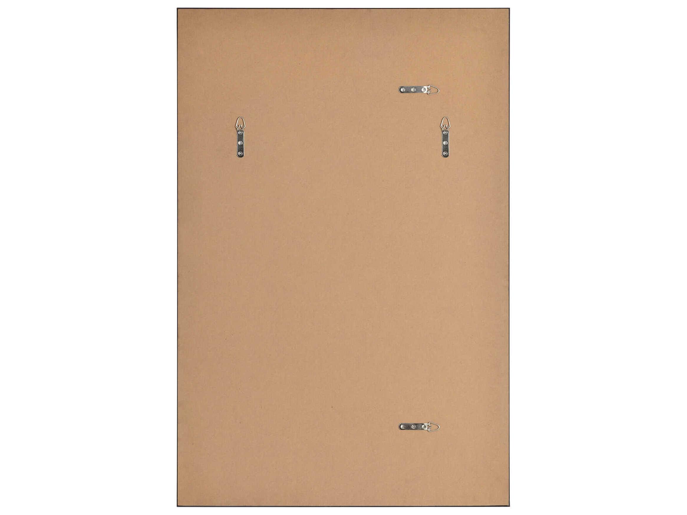 Renwil Amara Matte Black Rectangular Wall Mirror