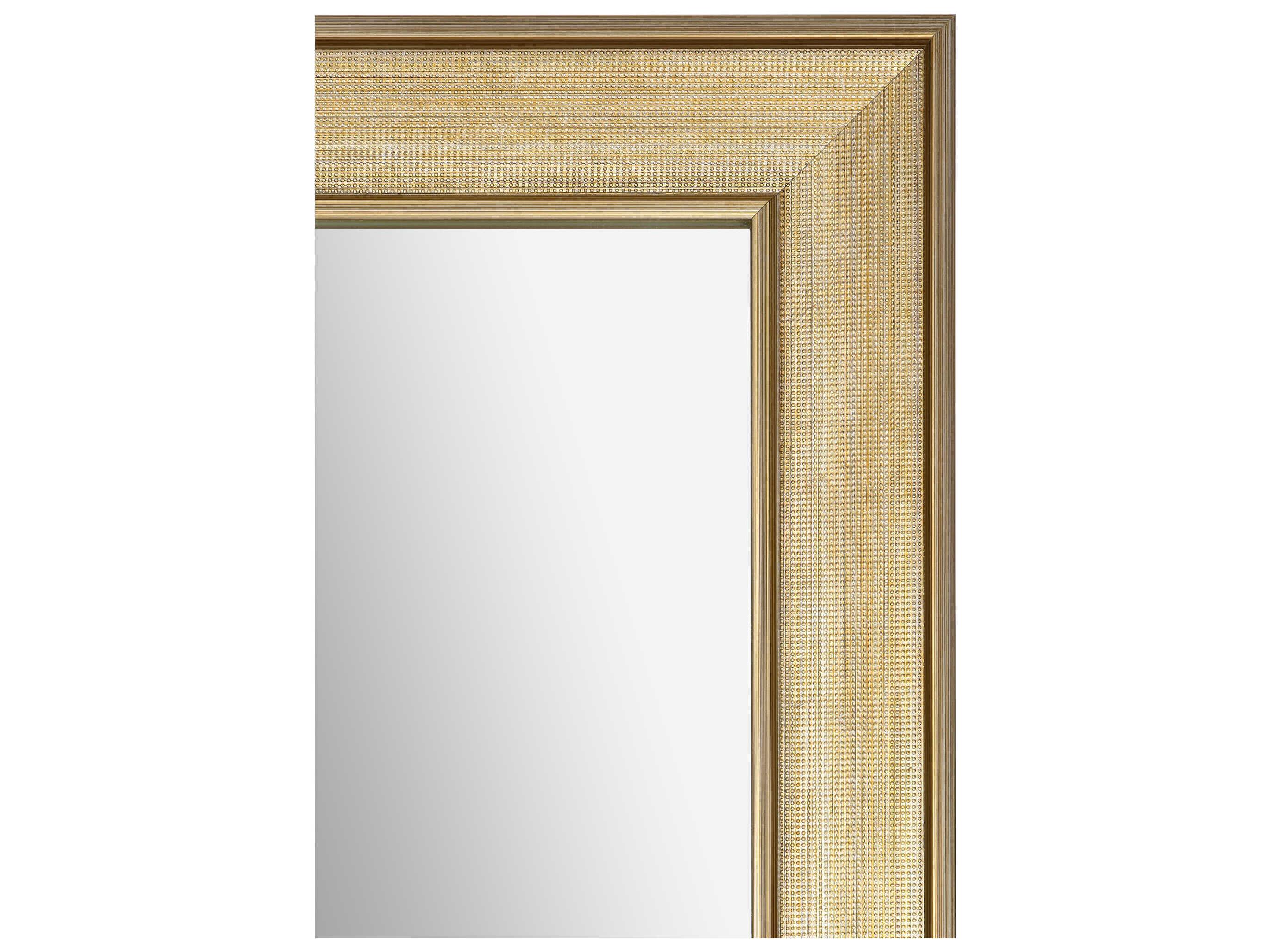 Renwil Cathcart Antique Gold Rectangular Wall Mirror