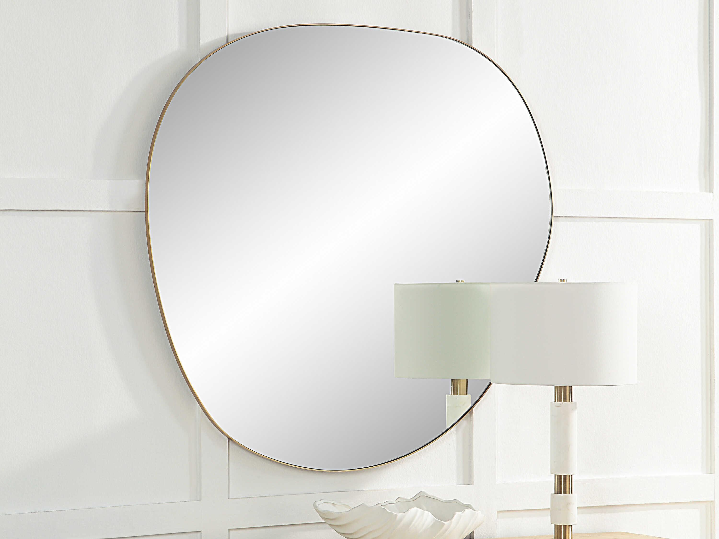 Renwil Peony Burnished Brass Wall Mirror