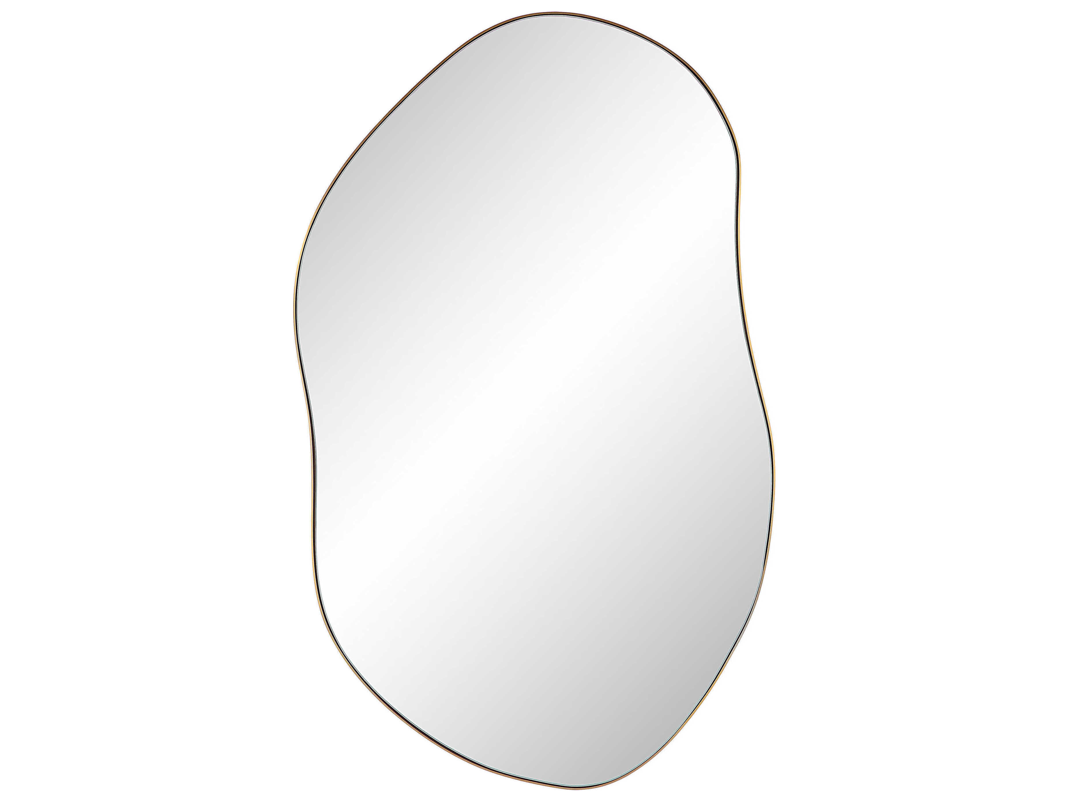 Renwil Noria Burnished Brass Wall Mirror