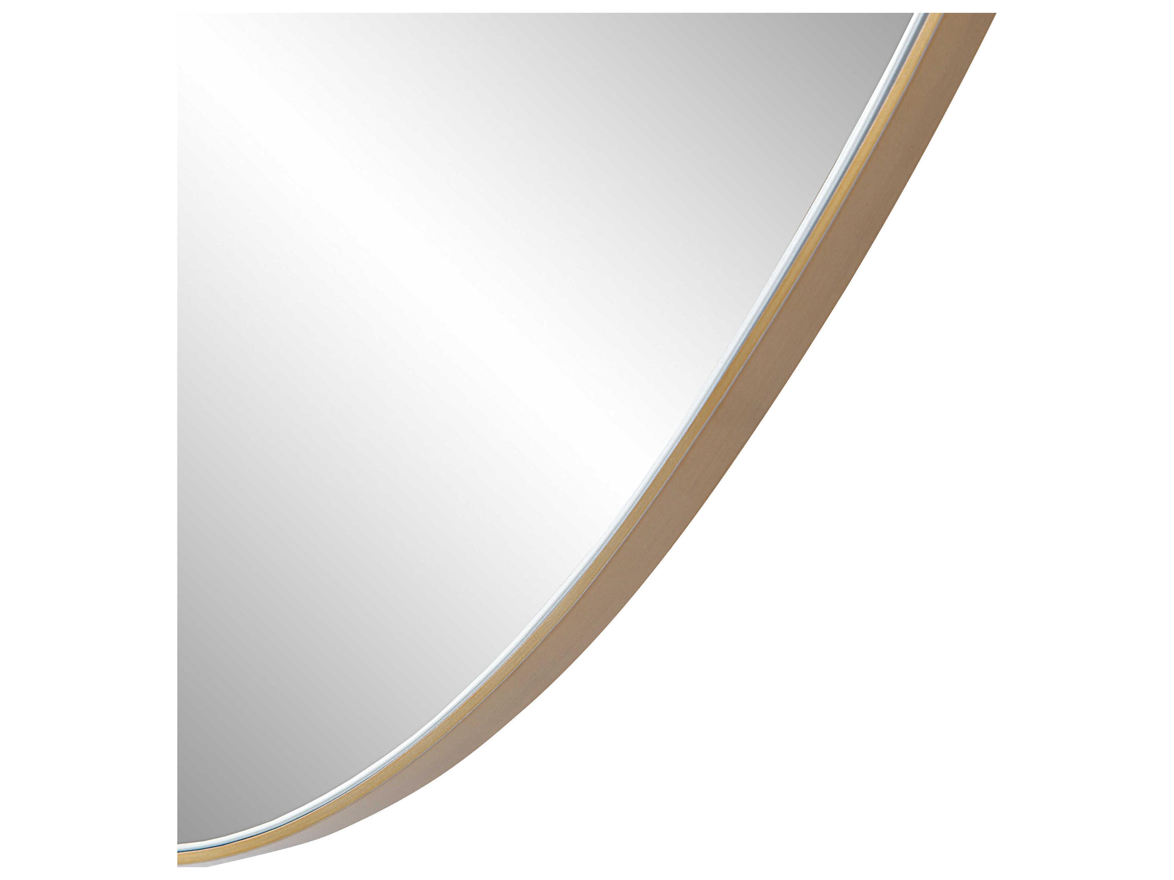 Renwil Noria Burnished Brass Wall Mirror