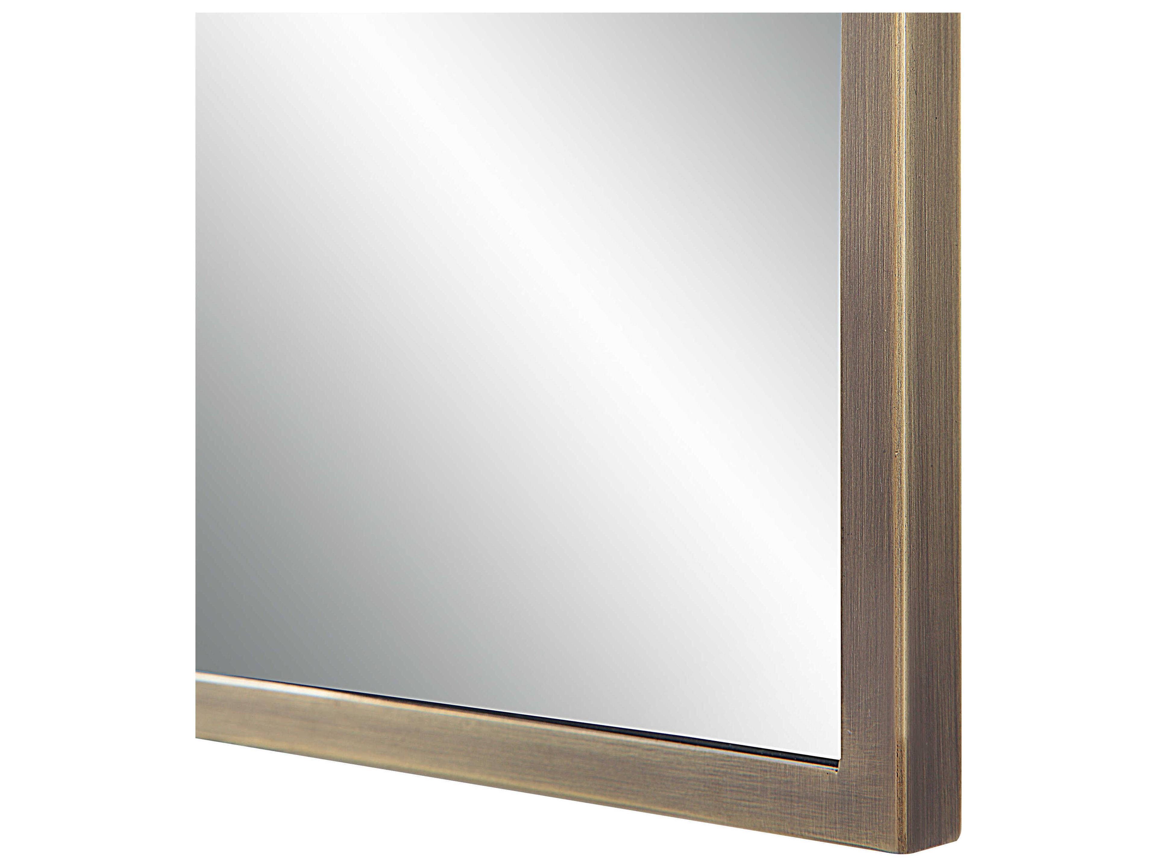 Renwil Cider Brushed Bronze Rectangular Wall Mirror