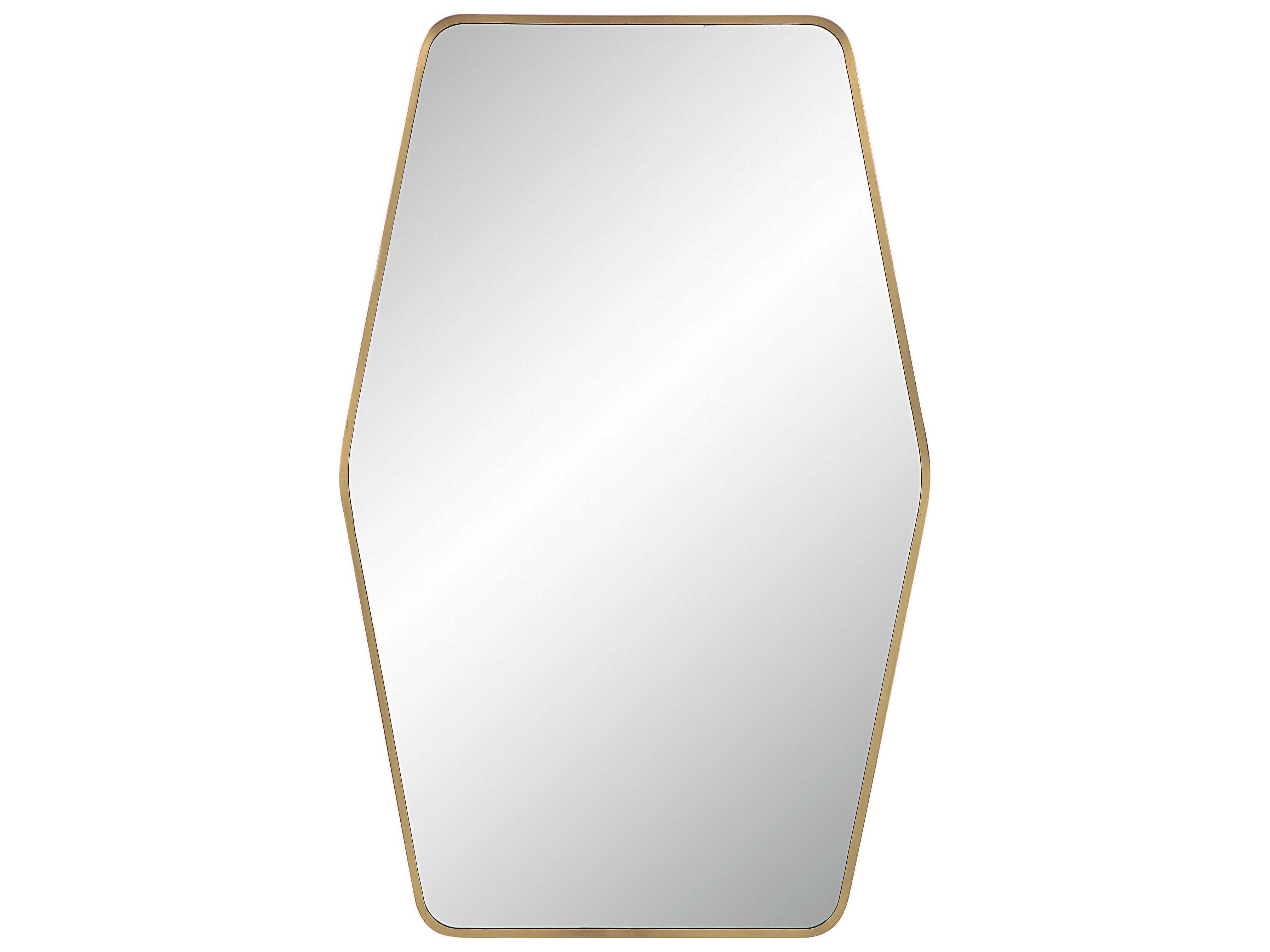 Renwil Mocha Satin Brass Wall Mirror