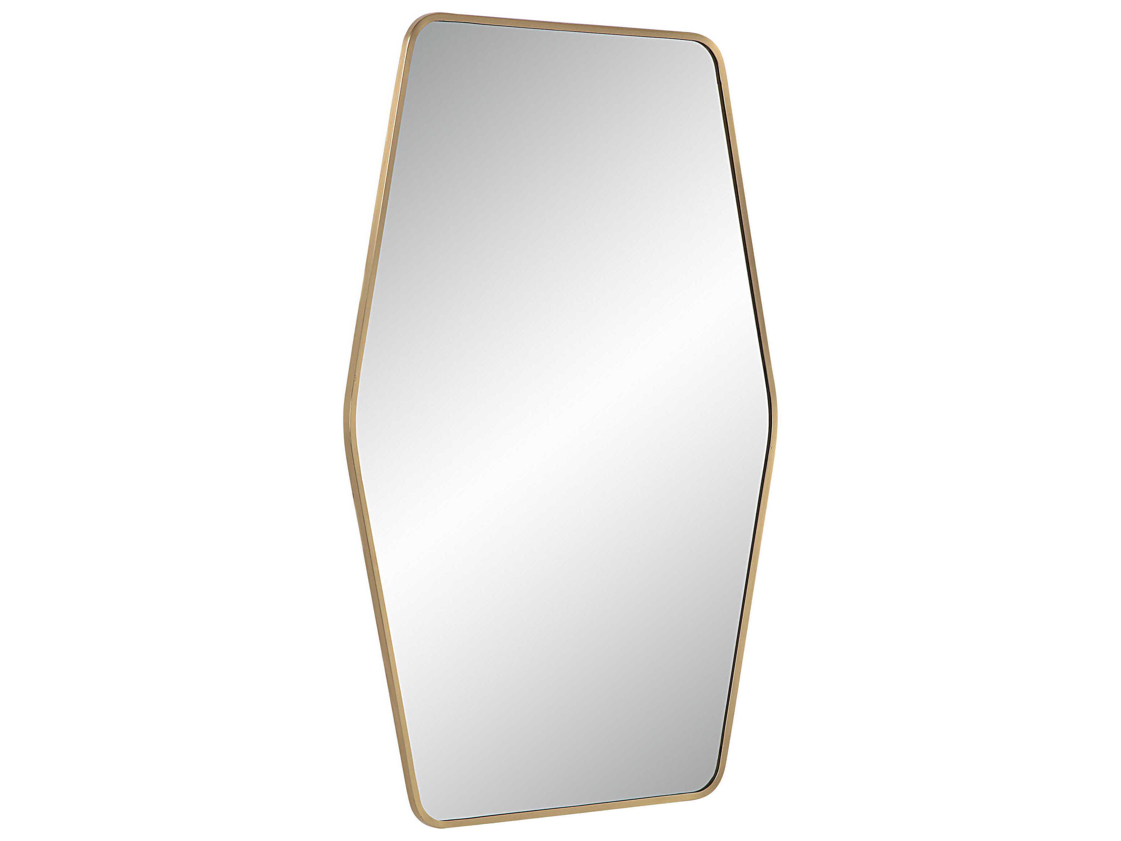Renwil Mocha Satin Brass Wall Mirror