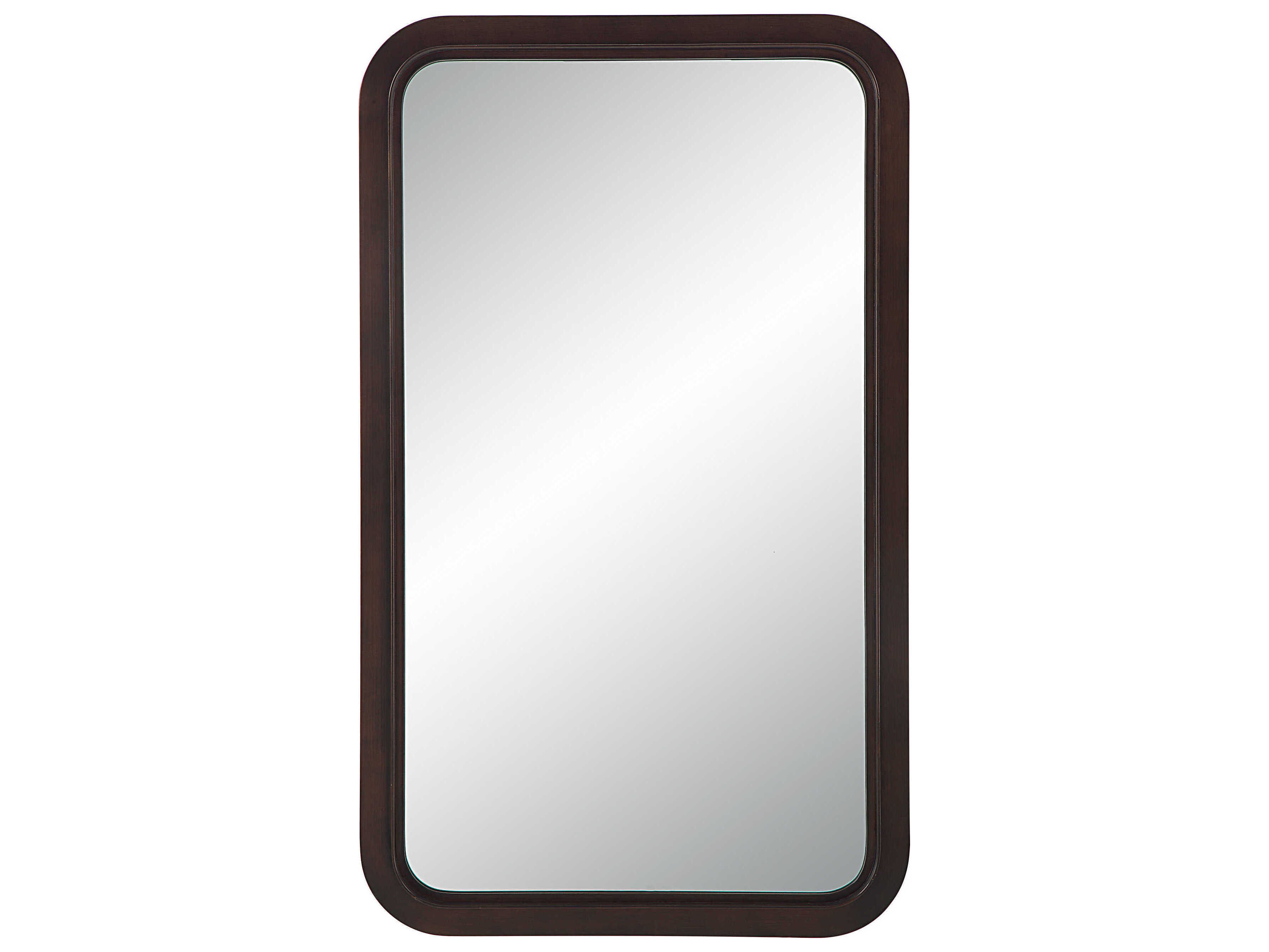 Renwil Almere Dark Antique Bronze Rectangular Wall Mirror