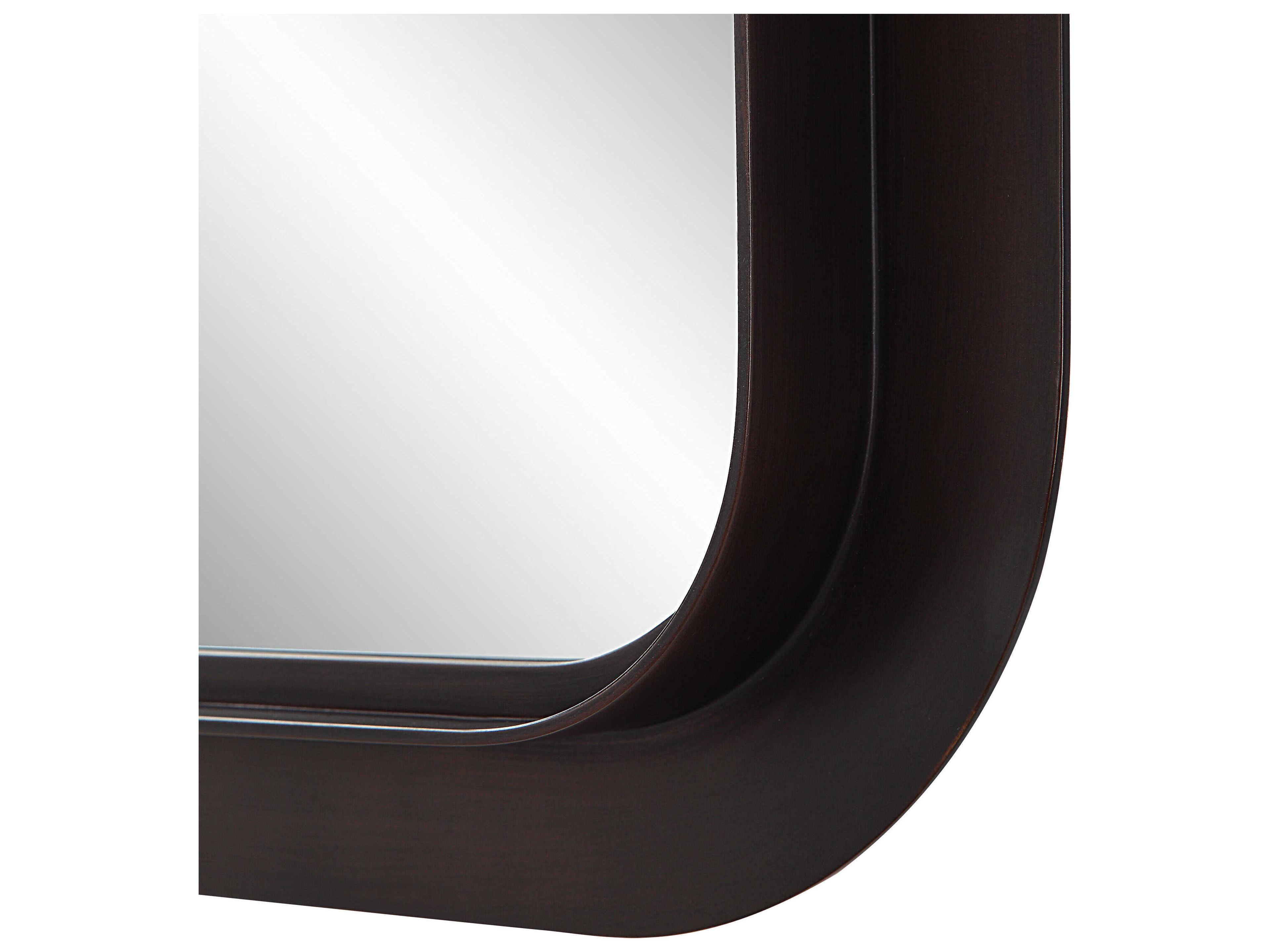 Renwil Almere Dark Antique Bronze Rectangular Wall Mirror