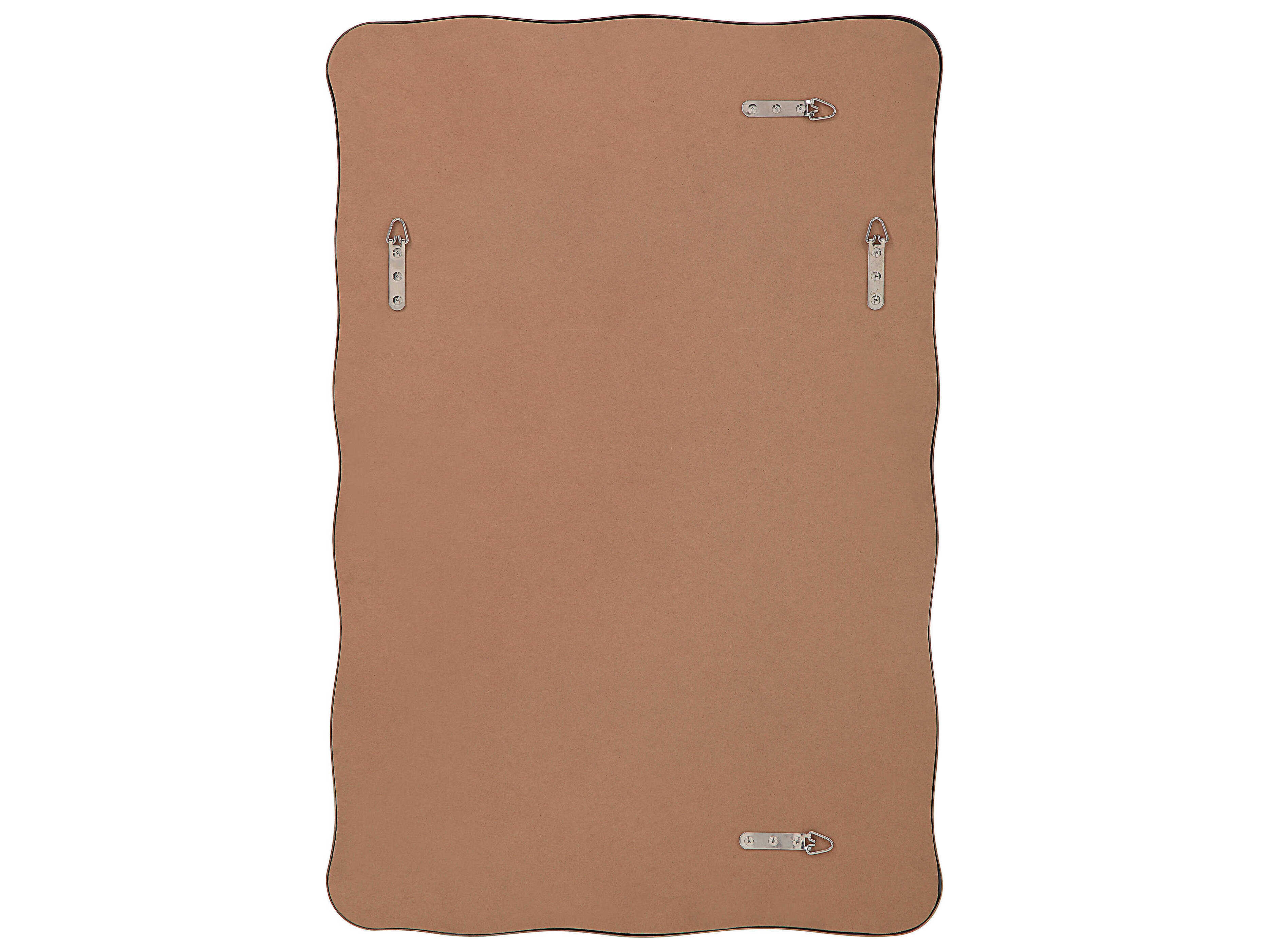 Renwil Basel Dark Antique Brushed Brass Rectangular Wall Mirror