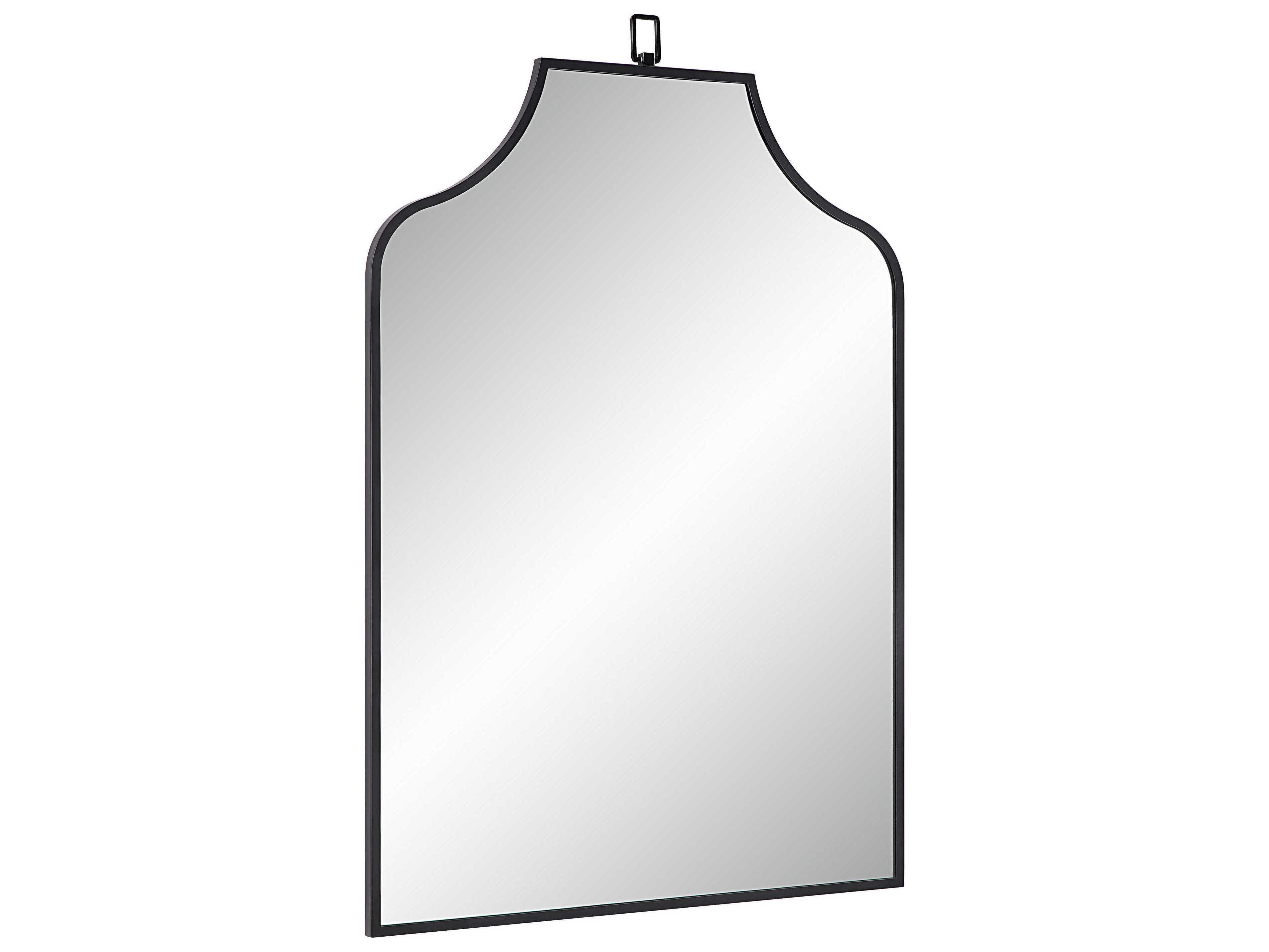 Renwil Breda Matte Black Wall Mirror