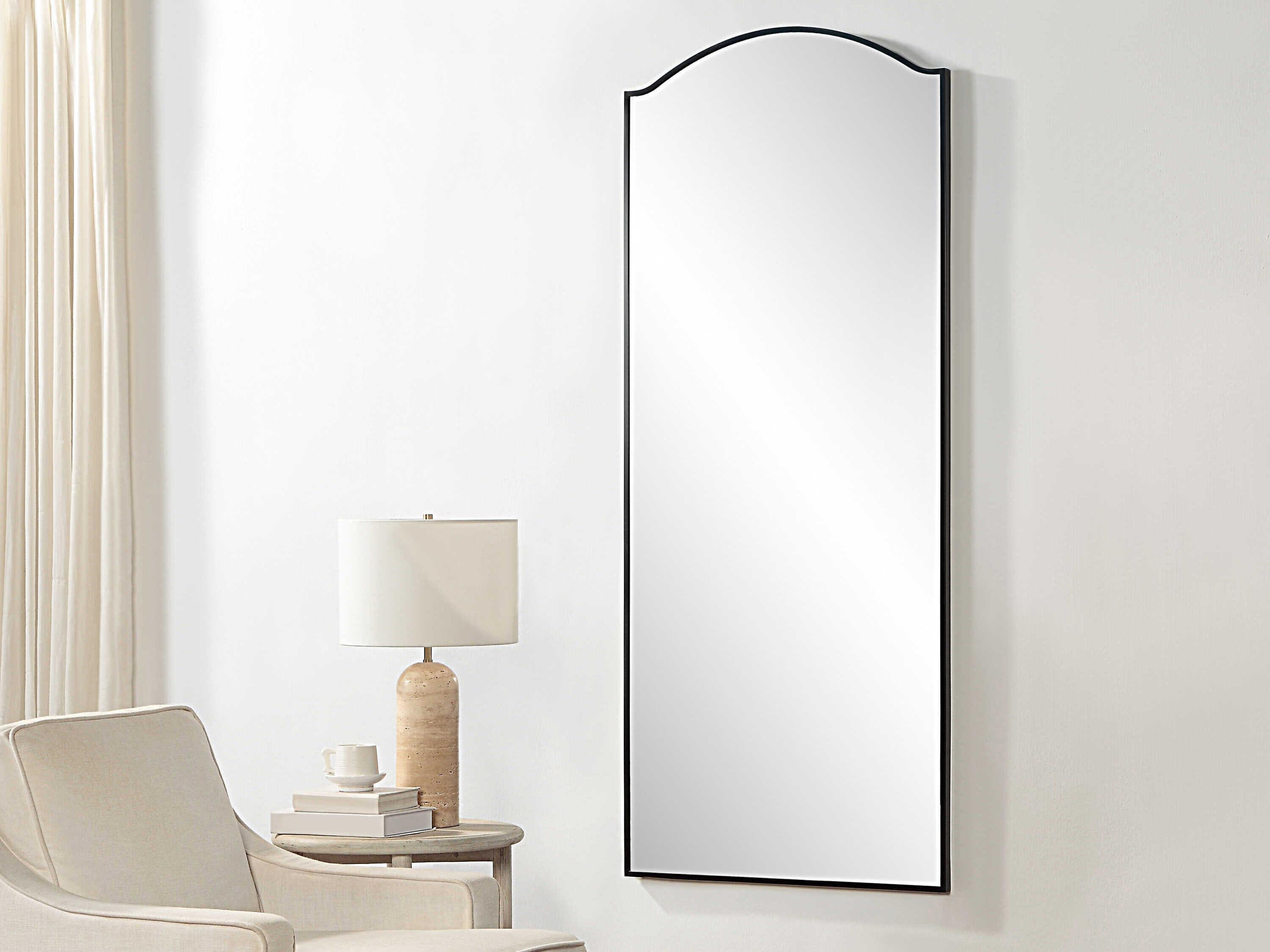 Renwil Balina Matte Black Wall Mirror