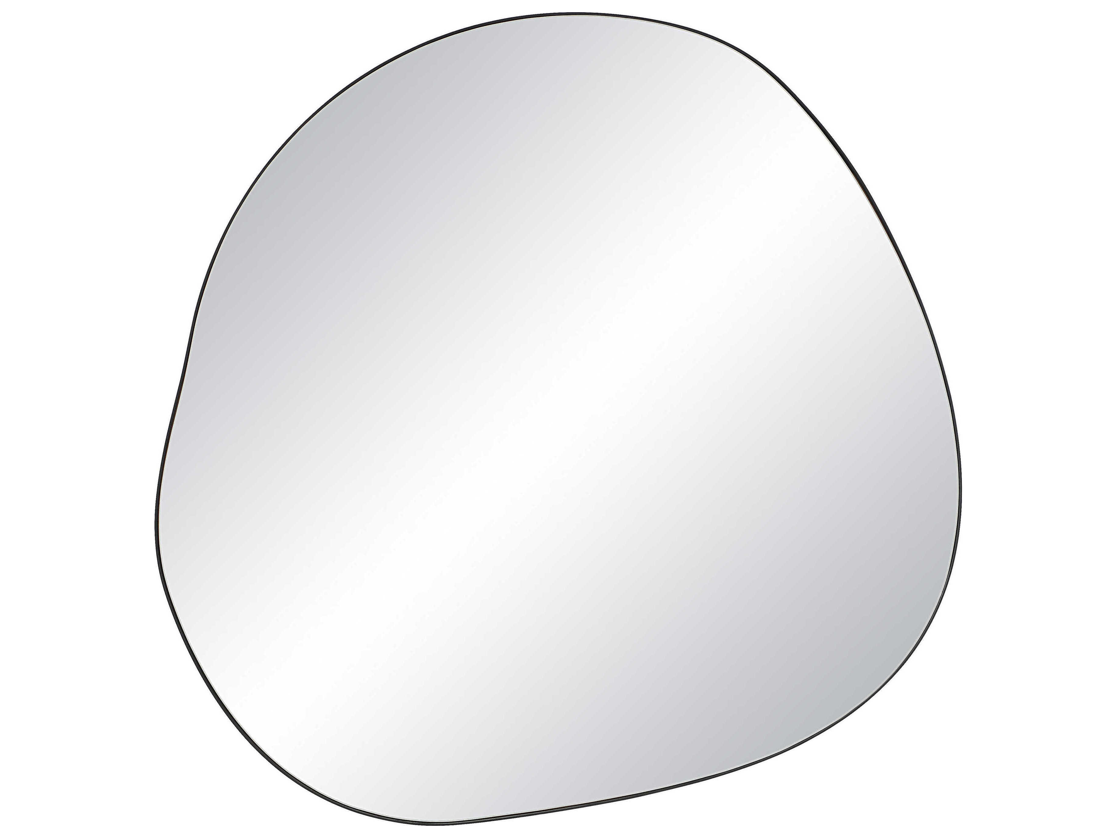 Renwil Dolly Matte Black Wall Mirror