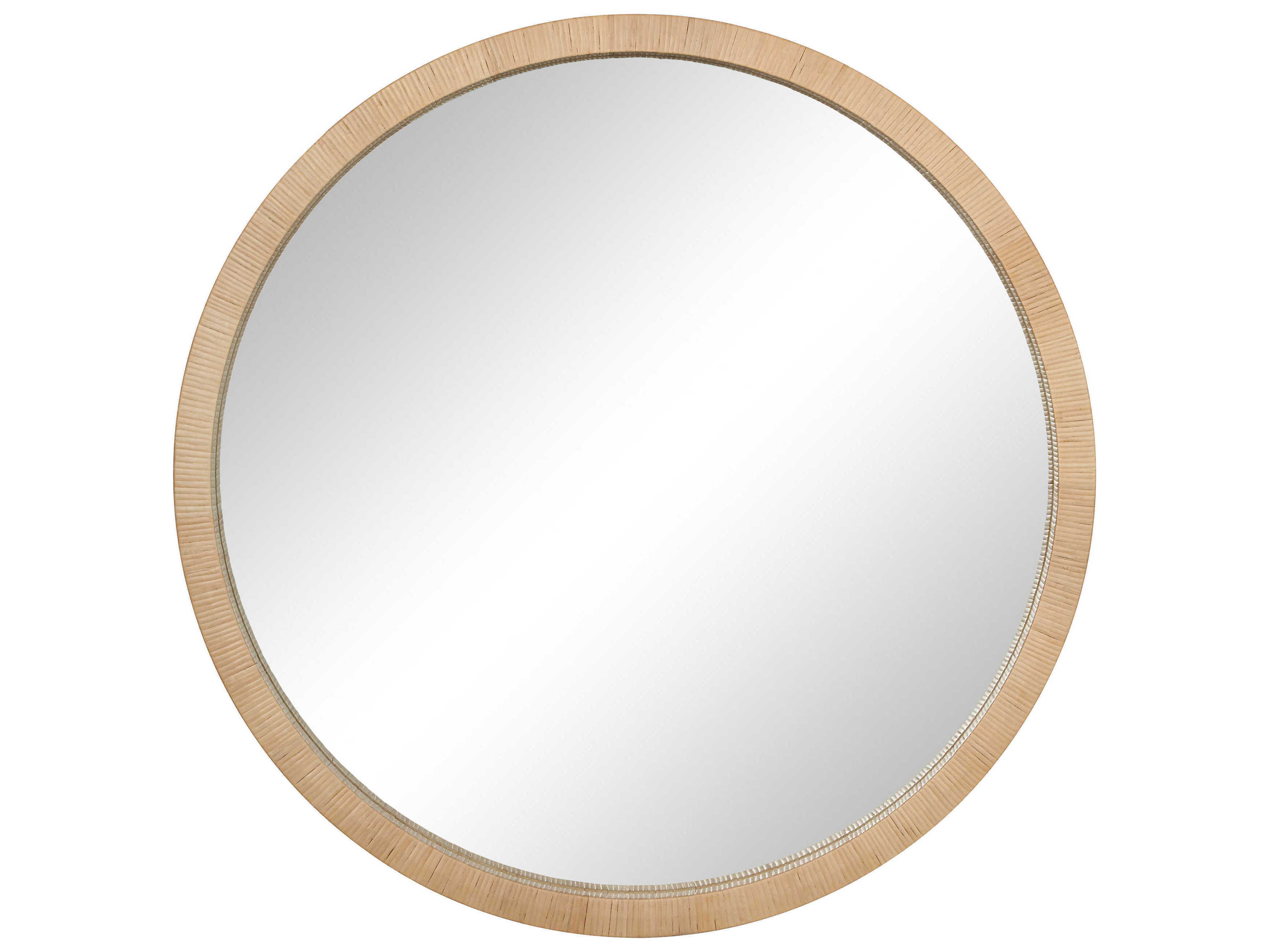 Renwil Rita Natural Round Wall Mirror