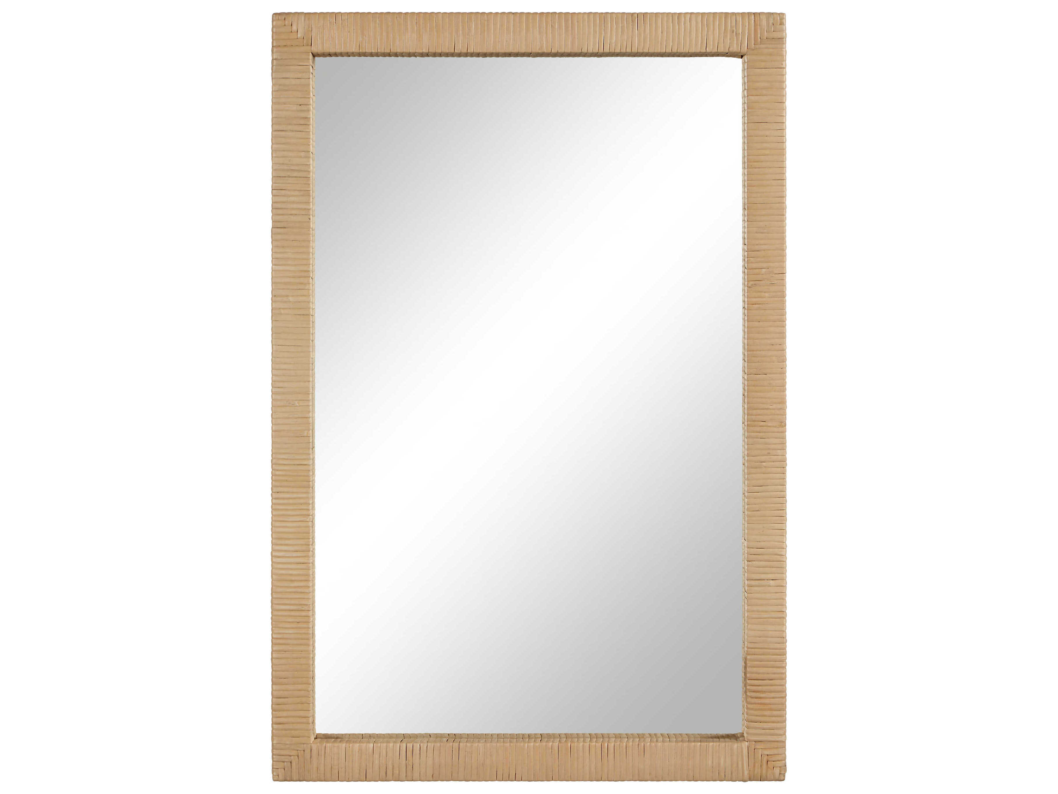 Renwil Sara Natural Rectangular Wall Mirror