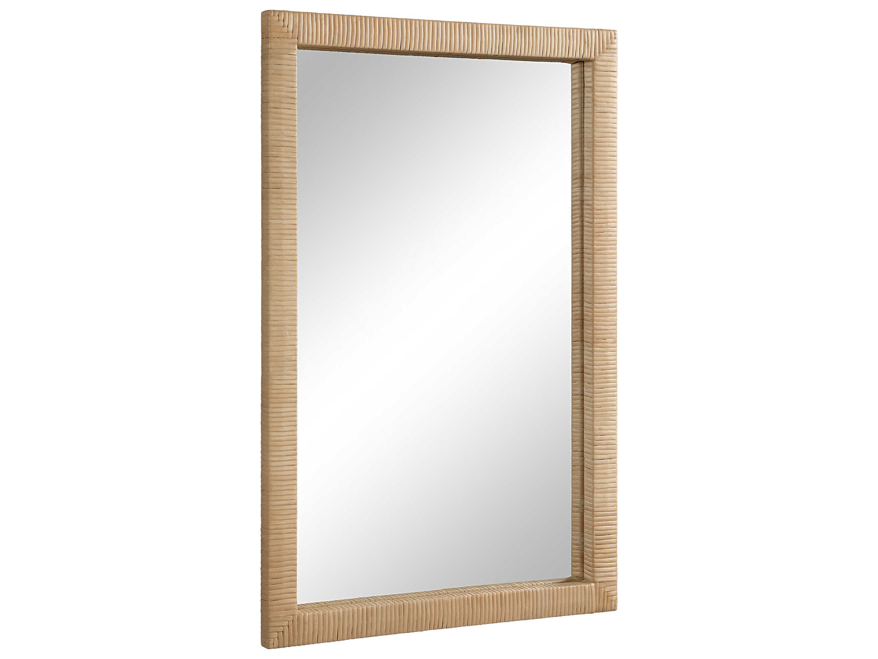 Renwil Sara Natural Rectangular Wall Mirror