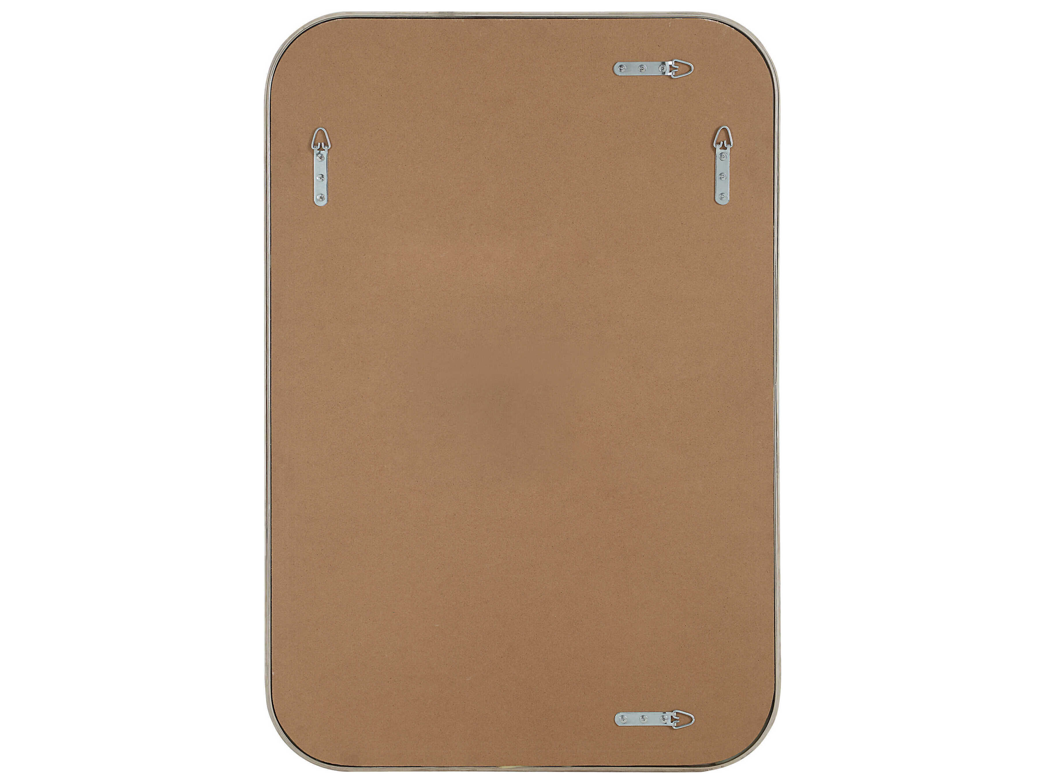 Renwil Sylvie Polished Nickel Rectangular Wall Mirror