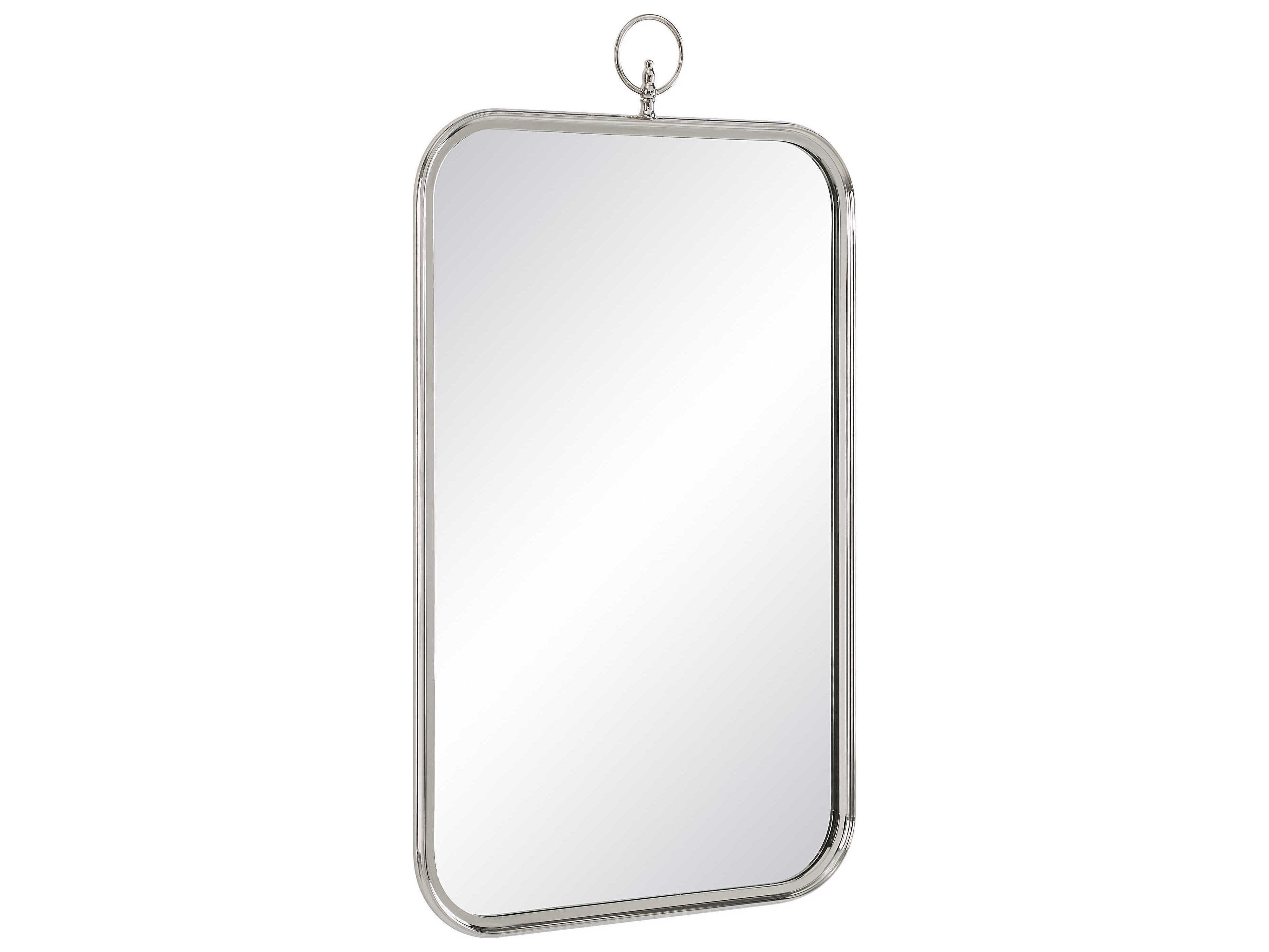 Renwil Dios Polished Nickel Rectangular Wall Mirror